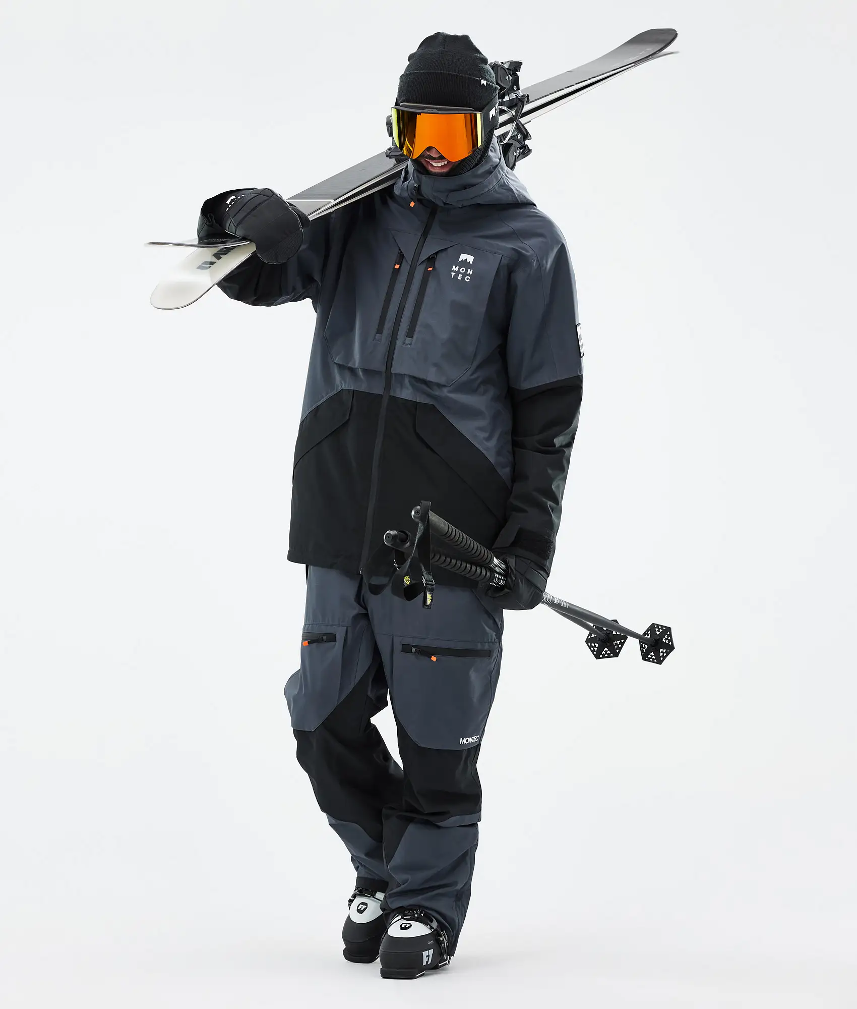 Arch Ski Jacket Men Metal Blue/Black