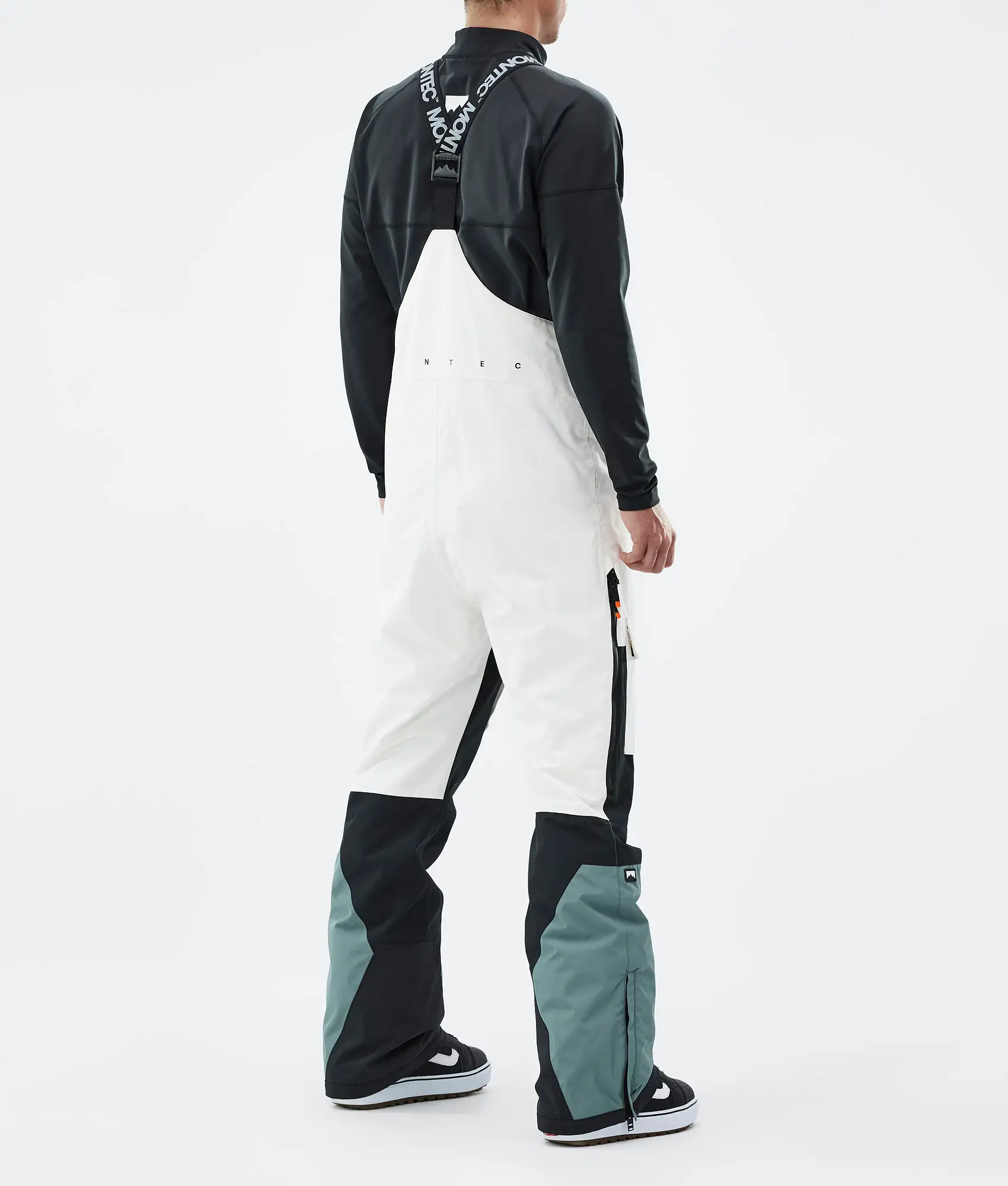 Fawk Snowboard Pants Men Old White/Black/Atlantic