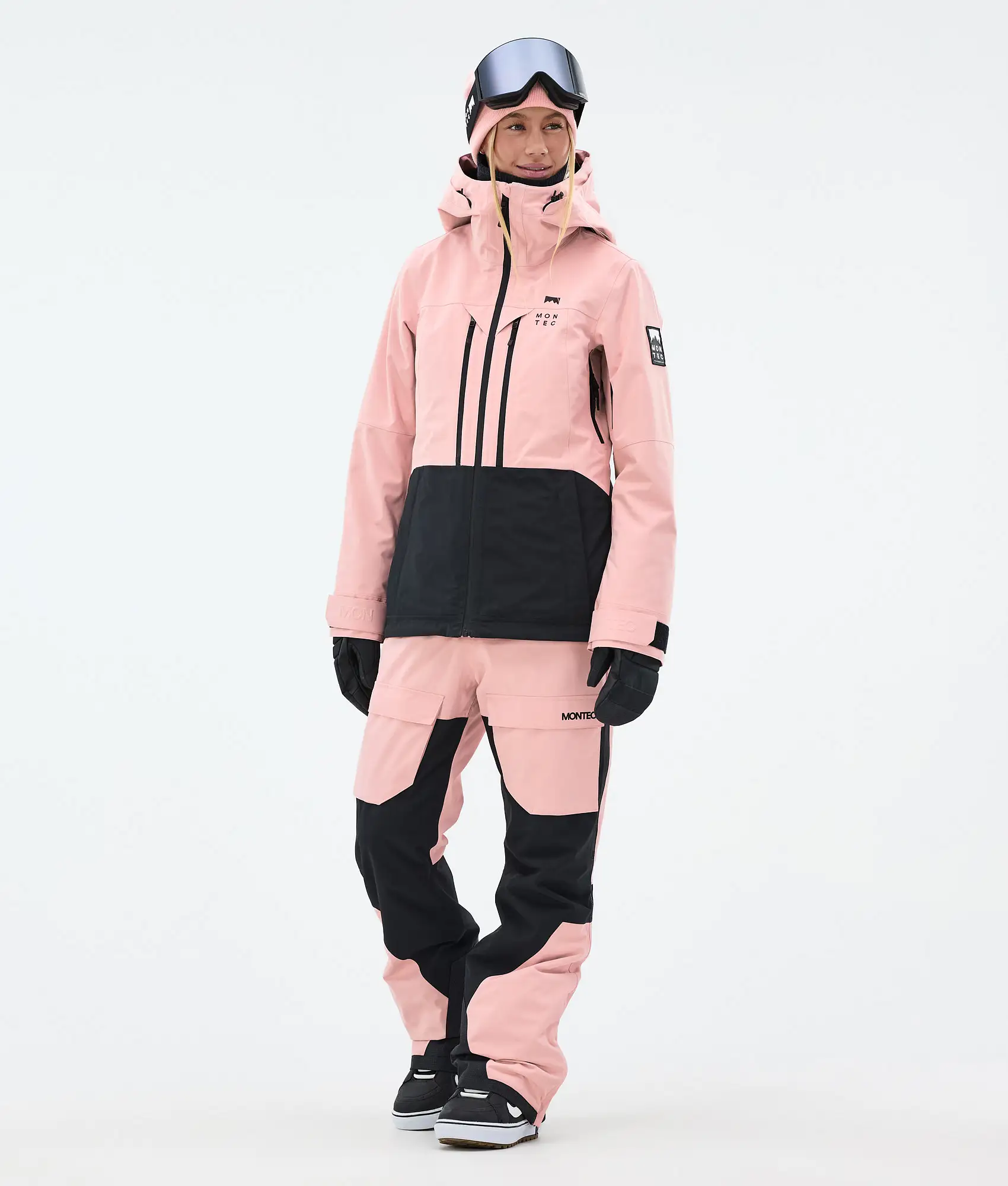 Moss W Snowboard Jacket Women Soft Pink/Black Renewed