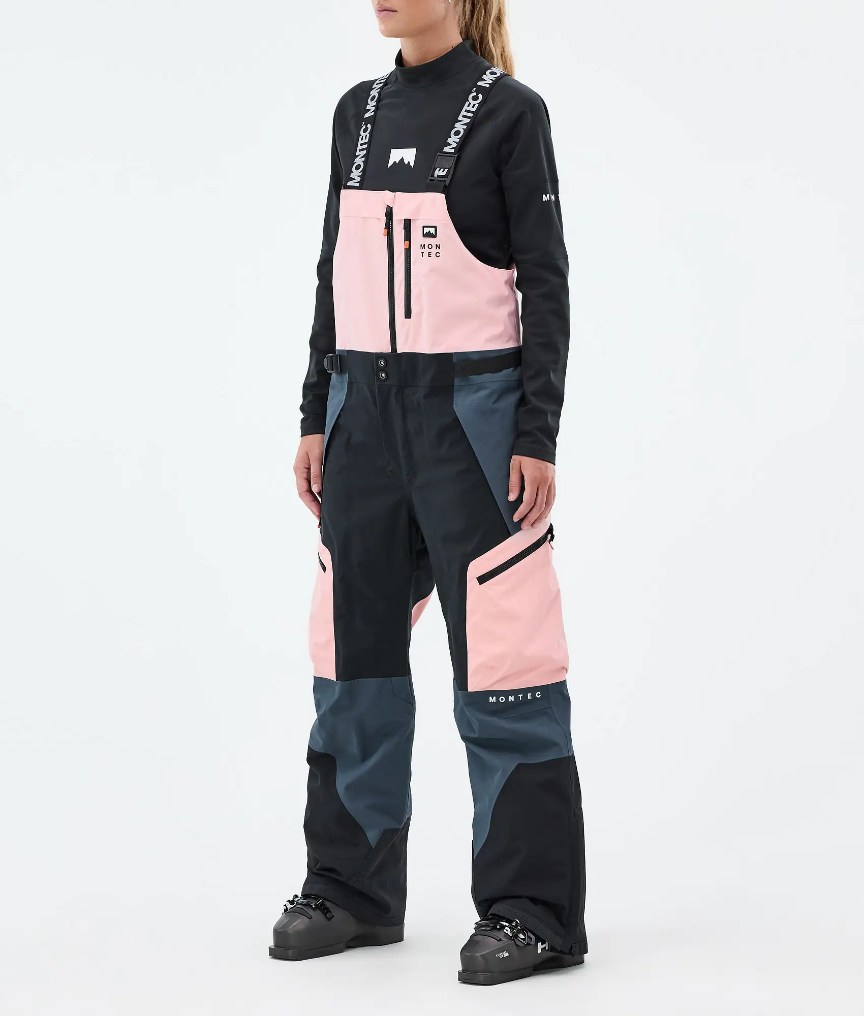 Dozer W Ski Pants Women Soft Pink/Black/Metal Blue