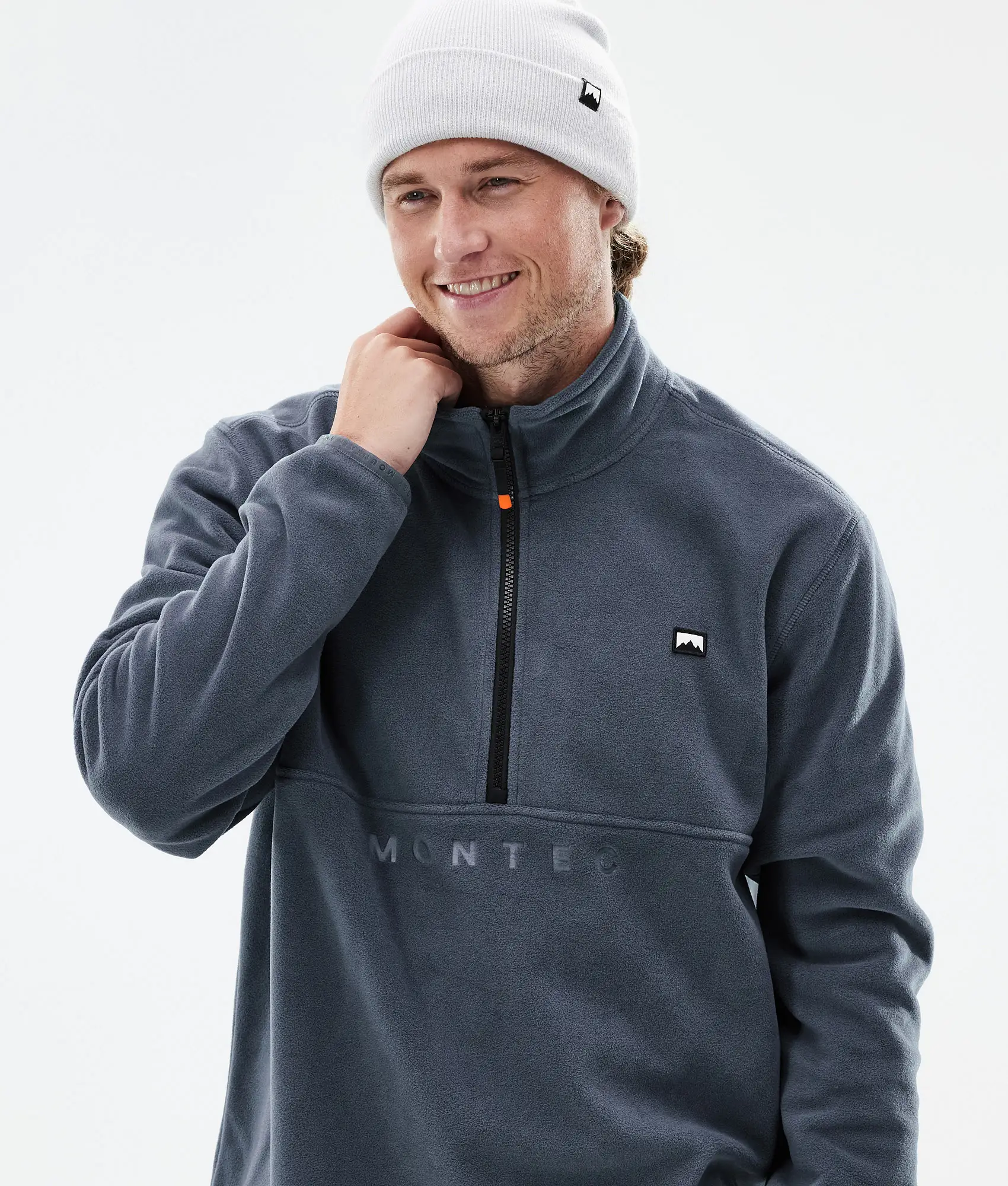 Echo Fleece Sweater Men Metal Blue