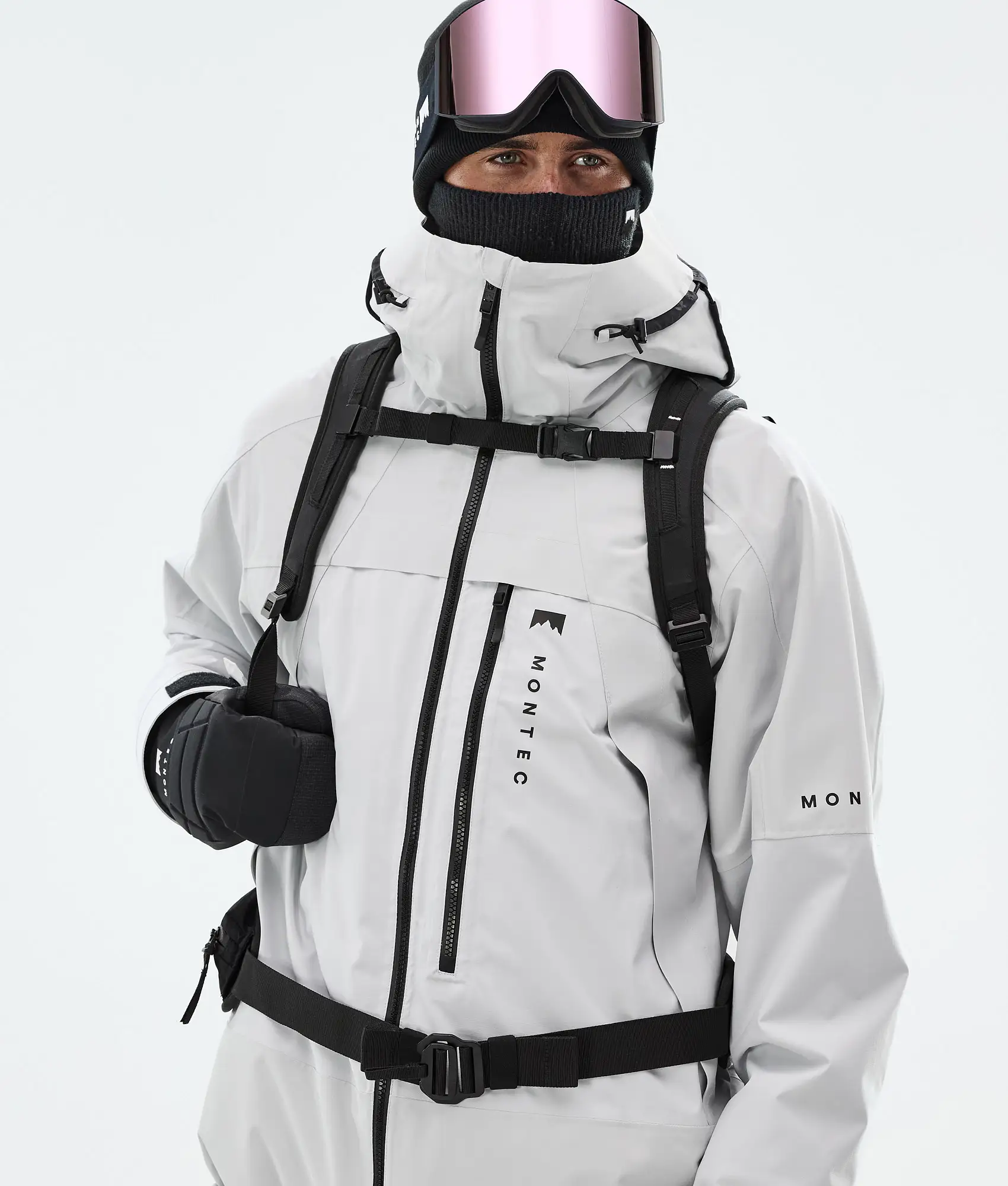 Oracle Ski Jacket Men Light Grey