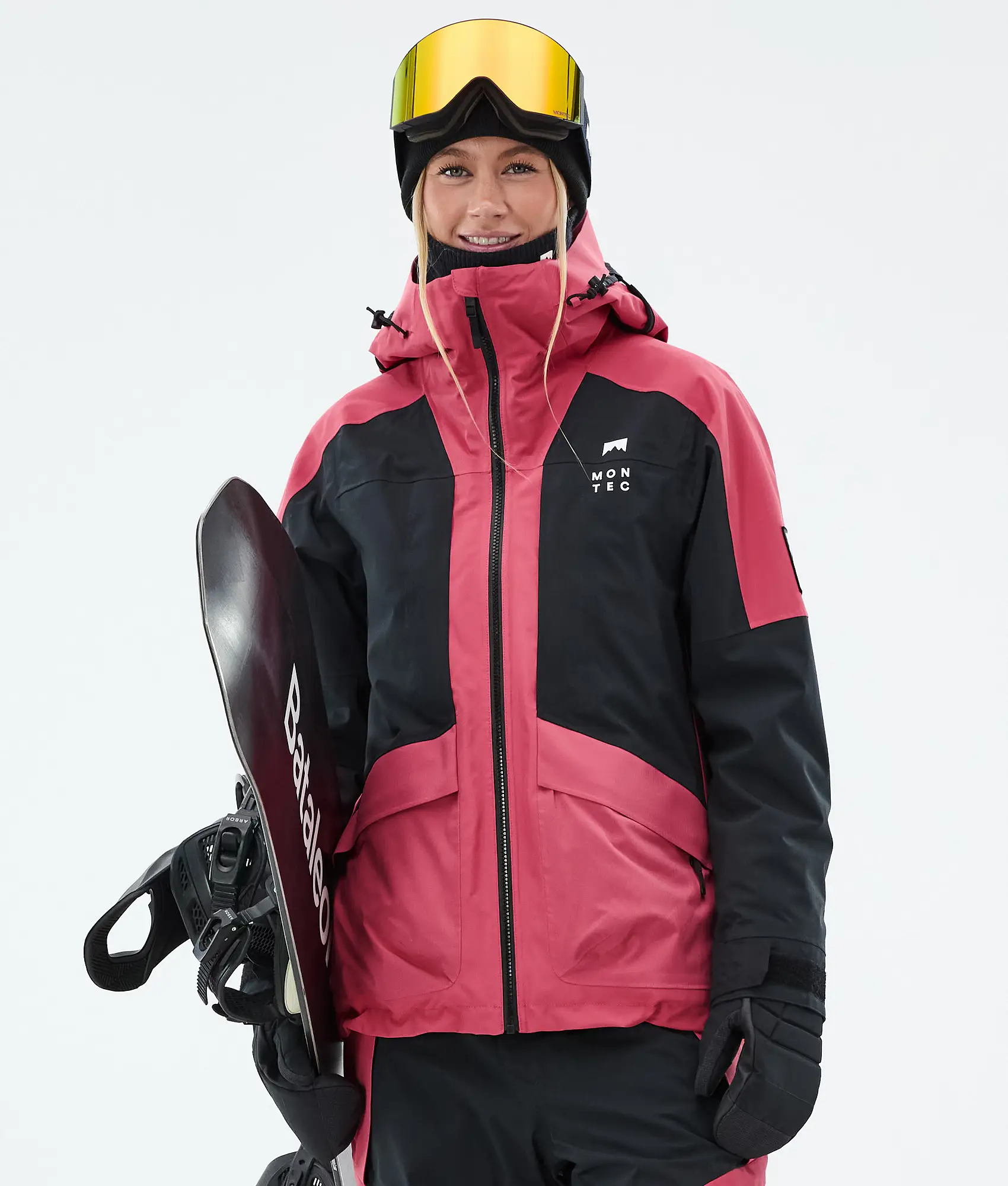 Morpheus W Snowboard Jacket Women Light Red/Black