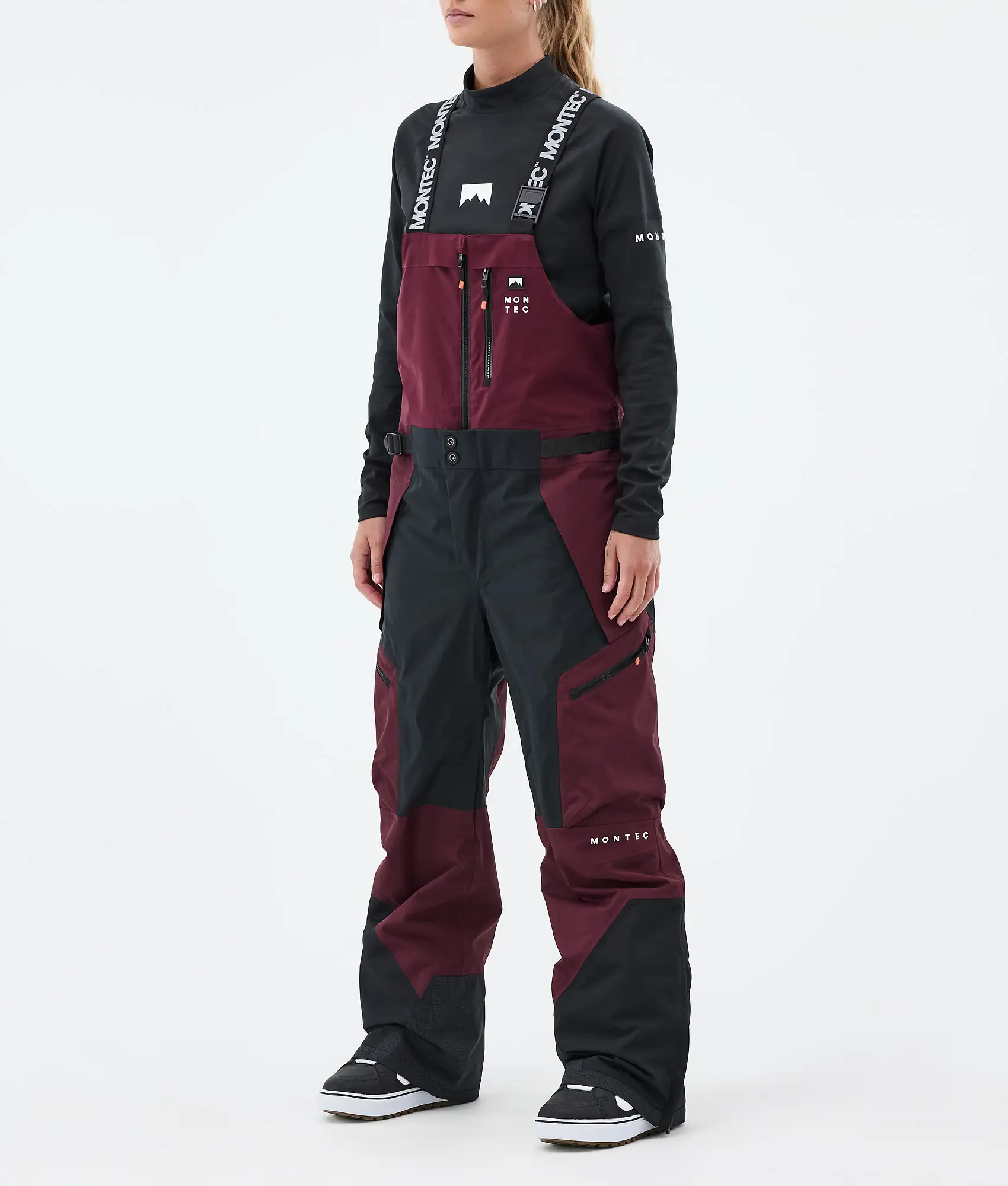 Dozer W Snowboard Pants Women Burgundy/Black