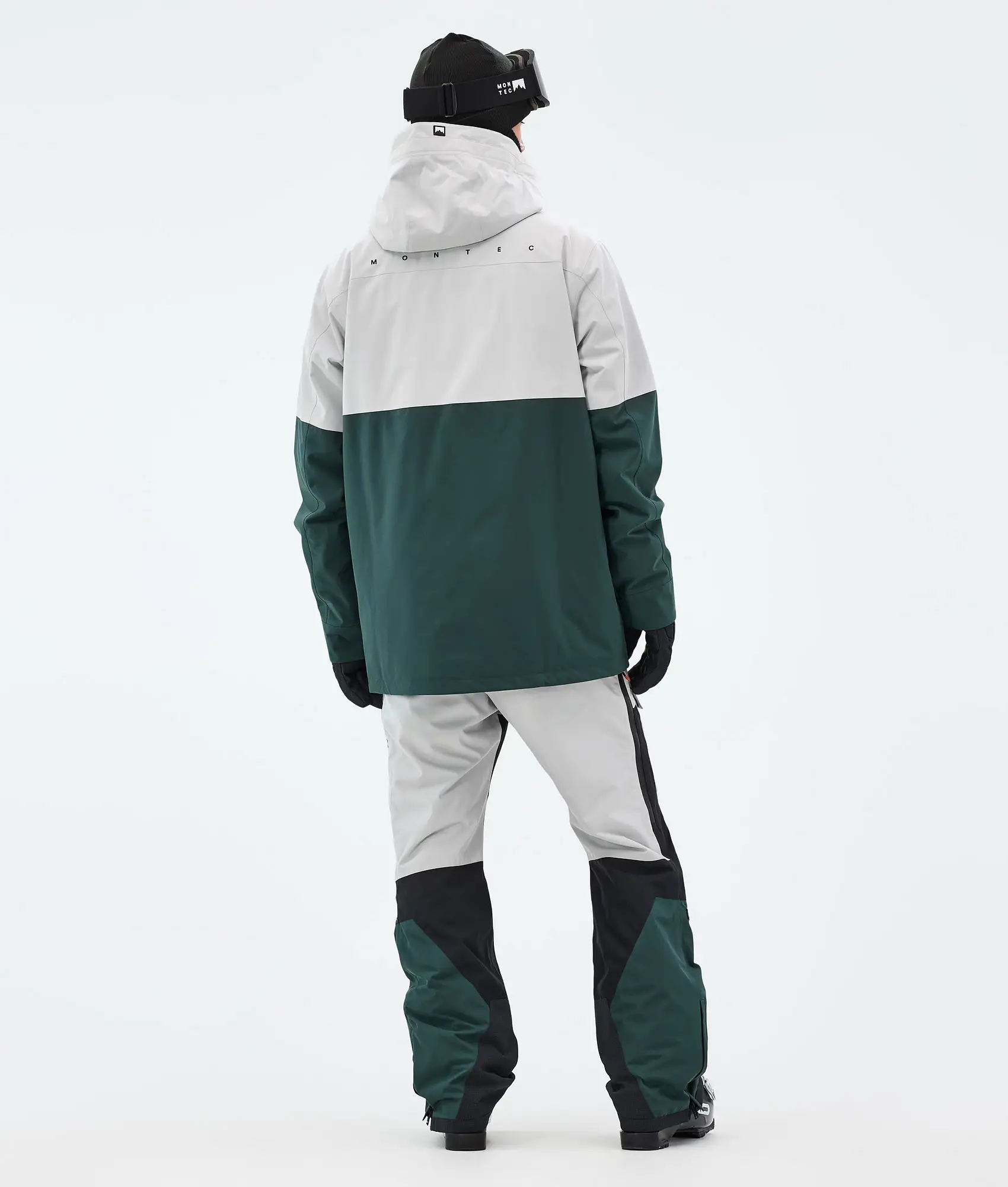 Doom Ski Jacket Men Light Grey/Black/Dark Atlantic