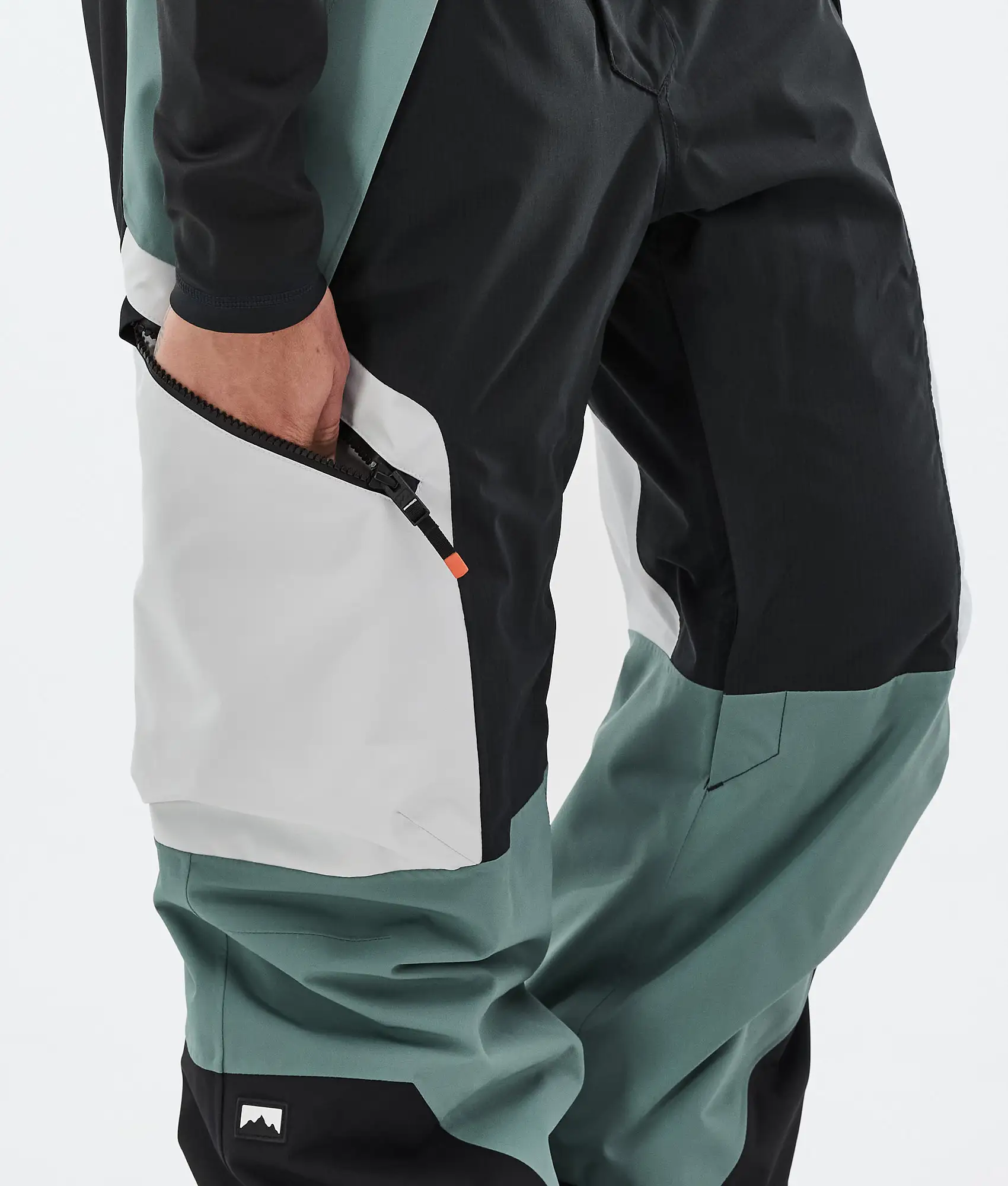 Dozer W Snowboard Pants Women Light Grey/Black/Atlantic