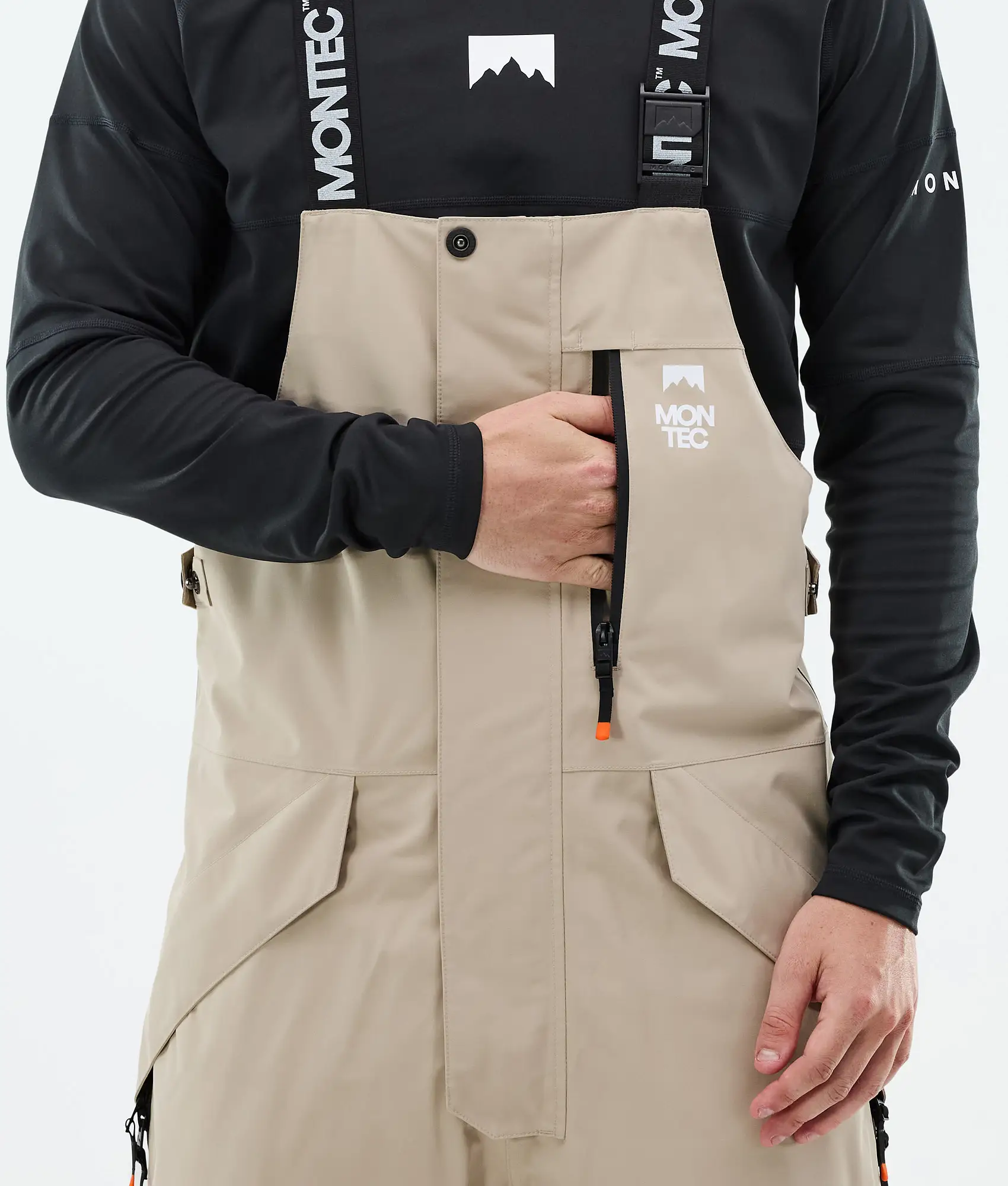 Fawk Ski Pants Men Sand/Black