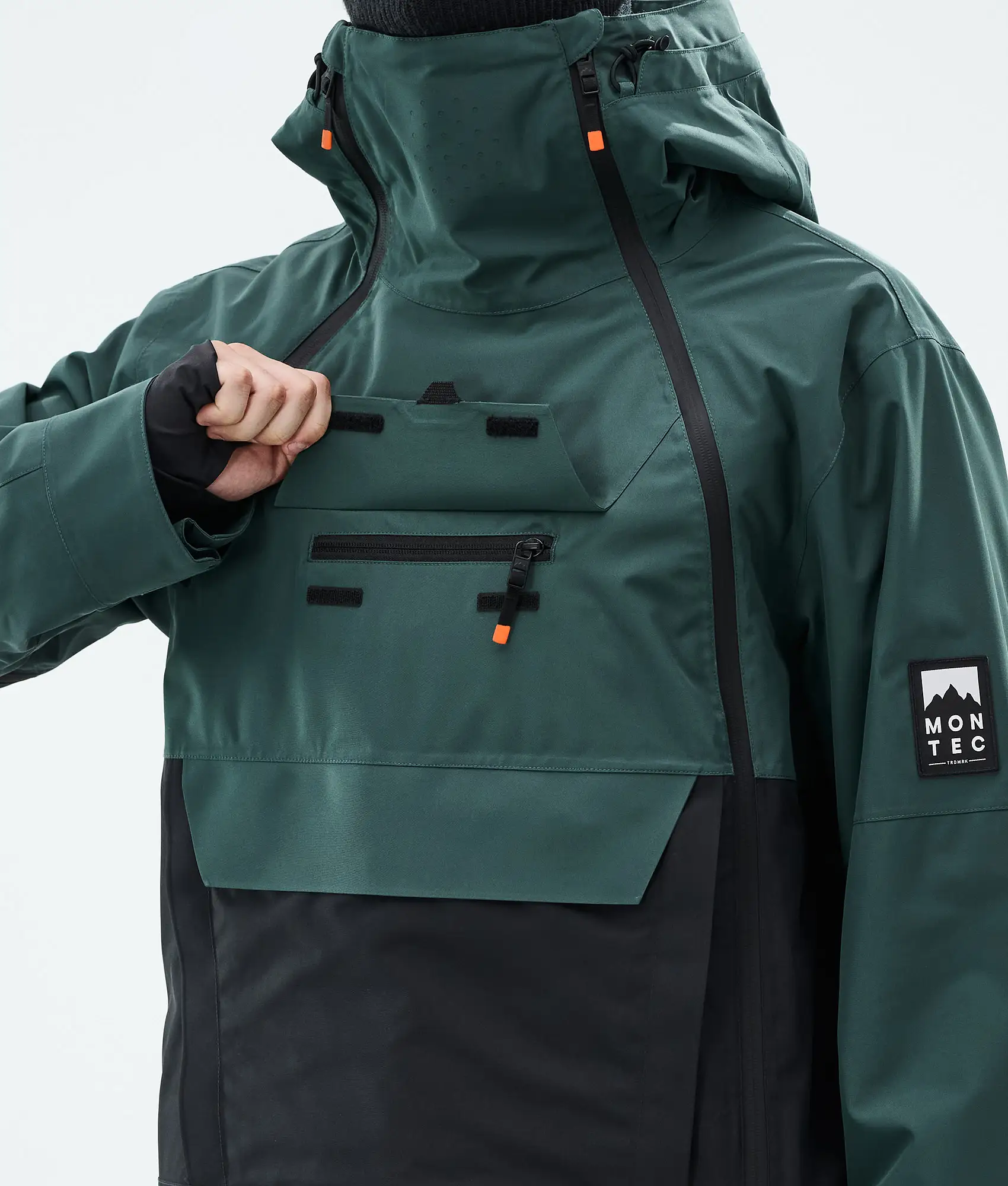 Doom Snowboard Jacket Men Dark Atlantic/Black Renewed