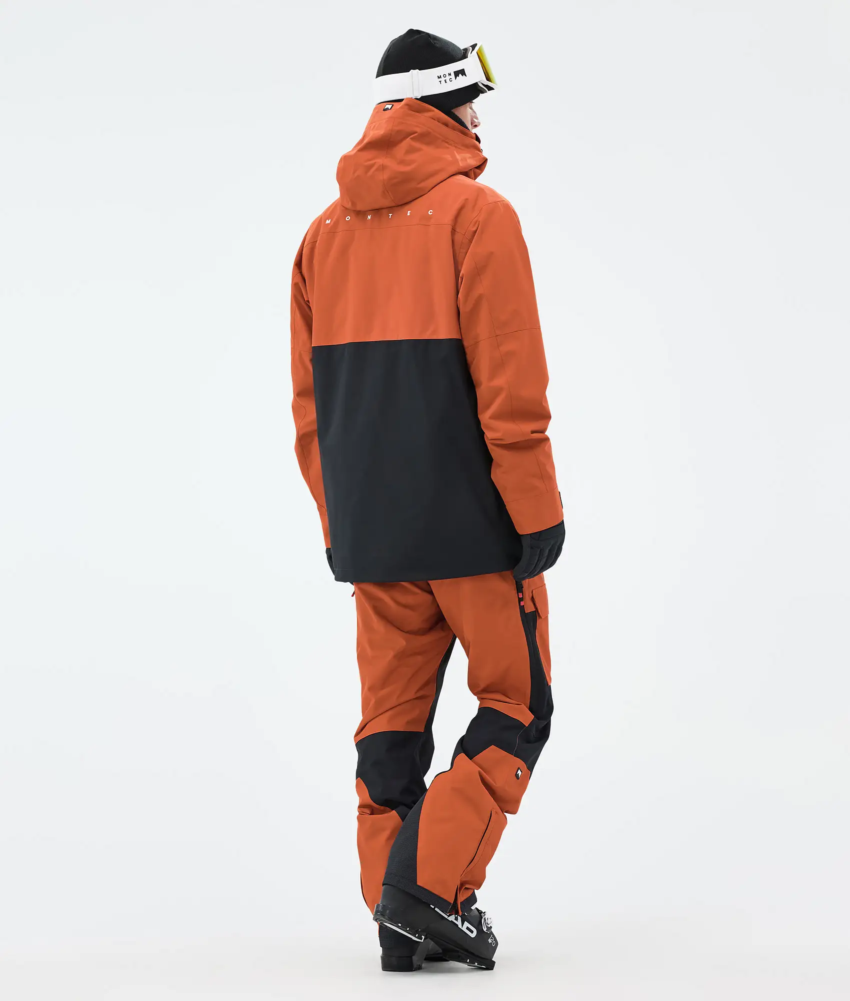 Doom Ski Jacket Men Burned Orange/Black