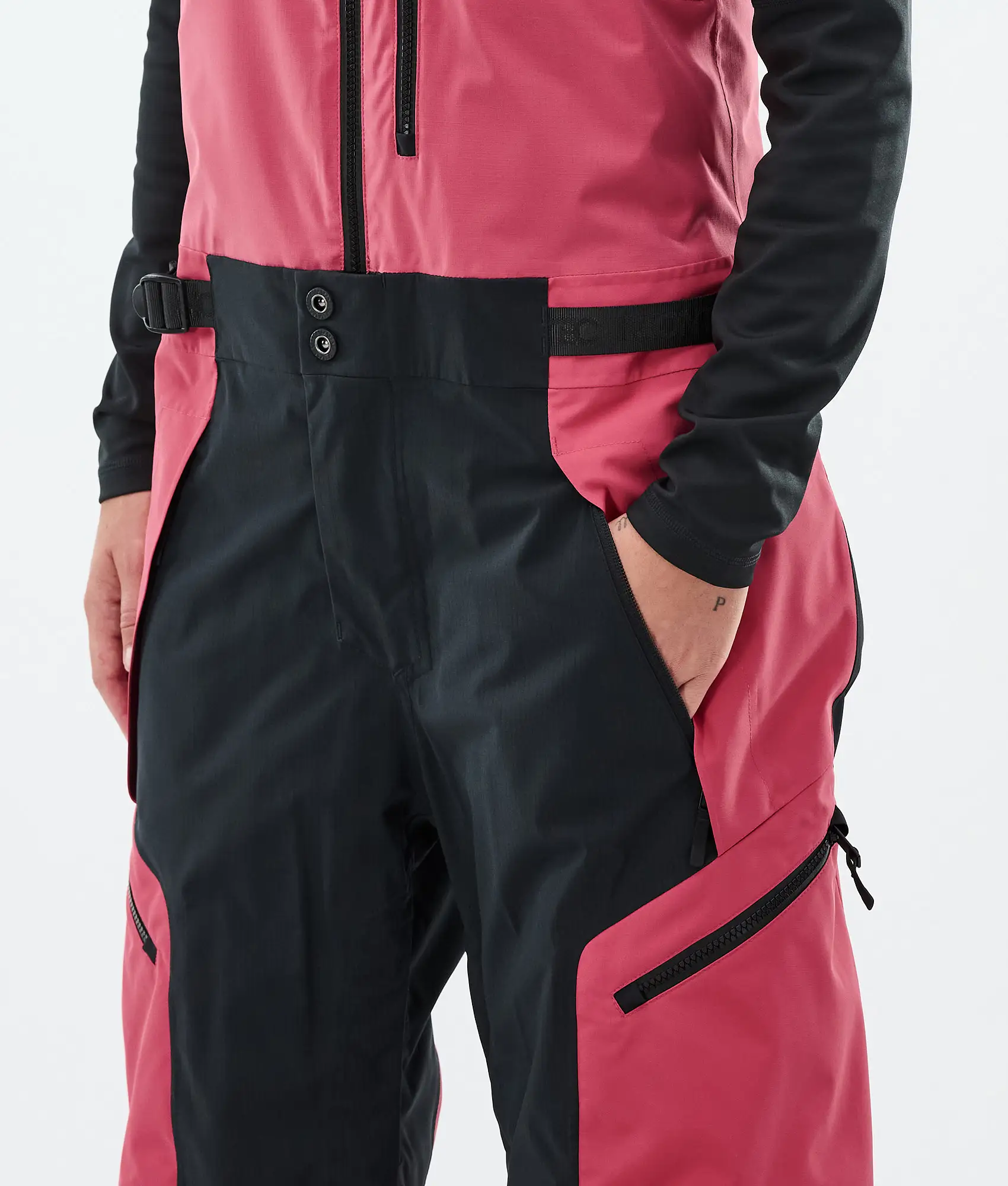 Dozer W Ski Pants Women Light Red/Black
