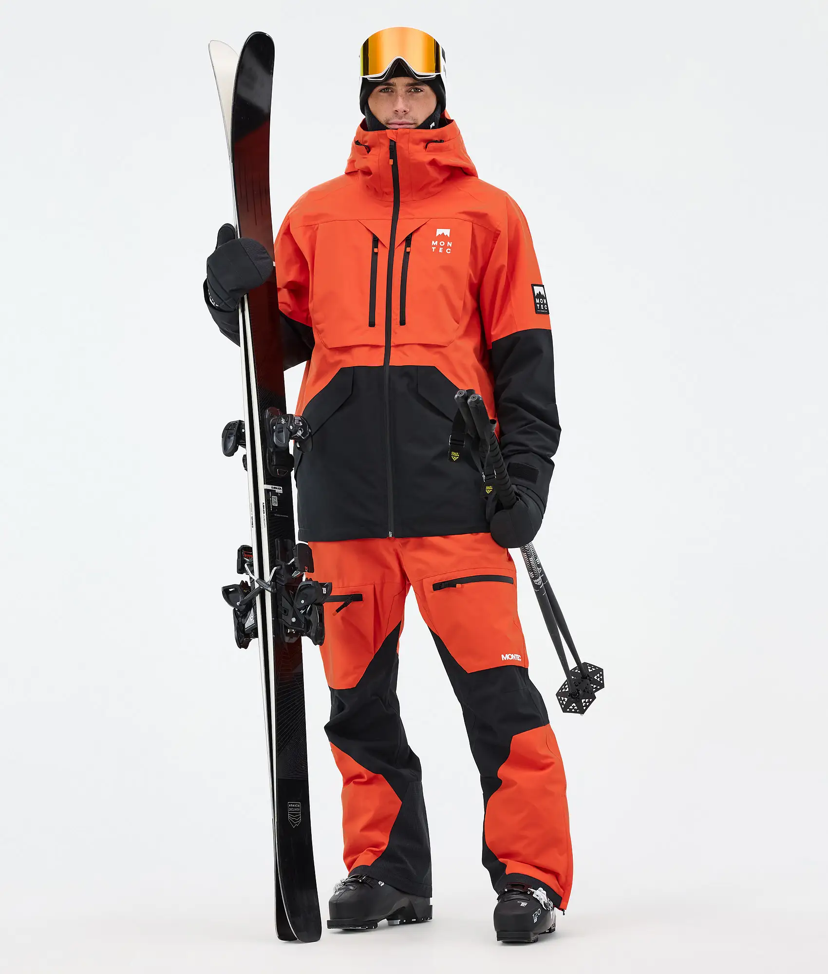 Arch/Arch Ski Outfit Men Orange/Black