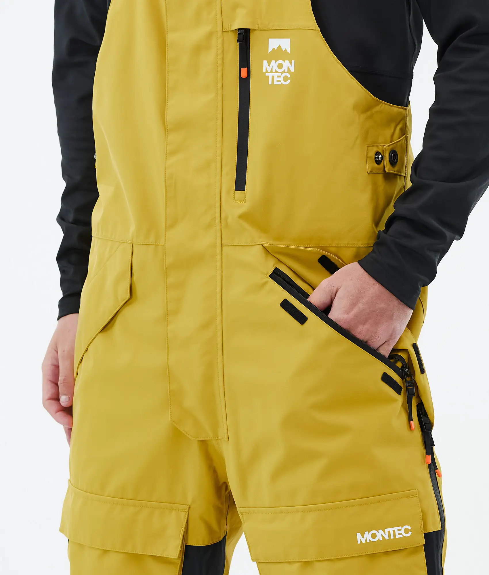 Fawk Ski Pants Men Yellow/Black