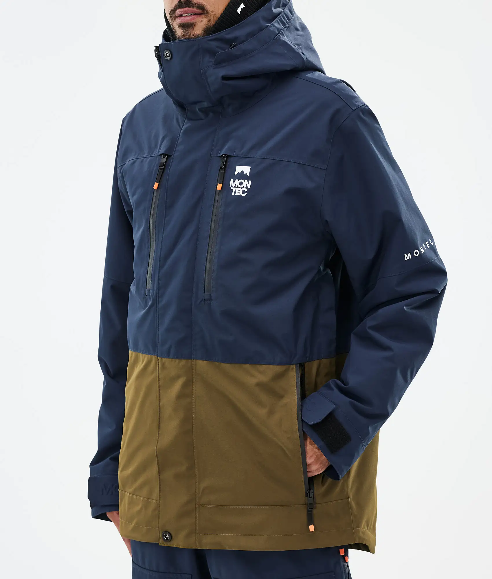 Fawk Snowboard Jacket Men Dark Blue/Fatigue