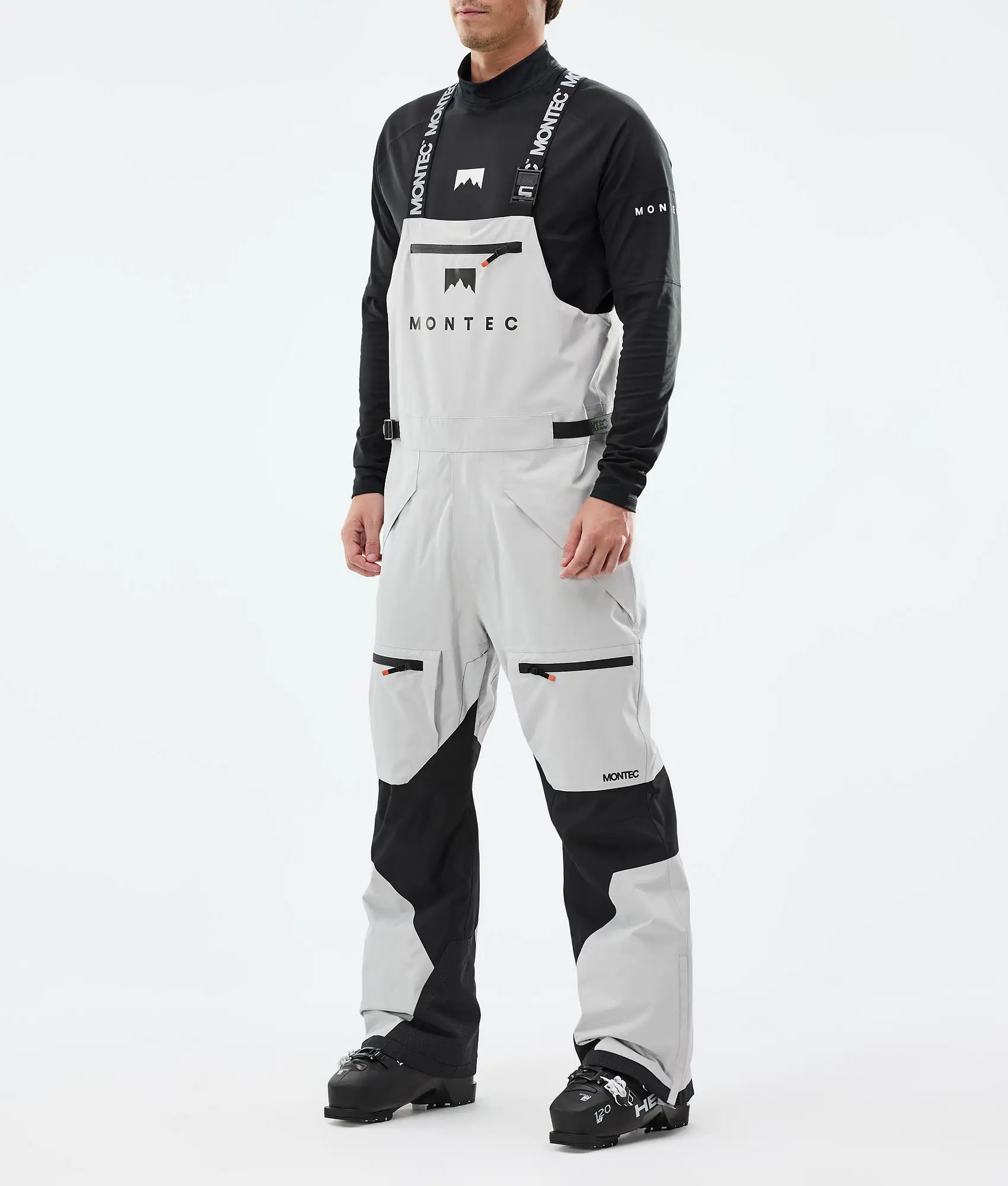 Arch Ski Pants Men Light Grey/Black