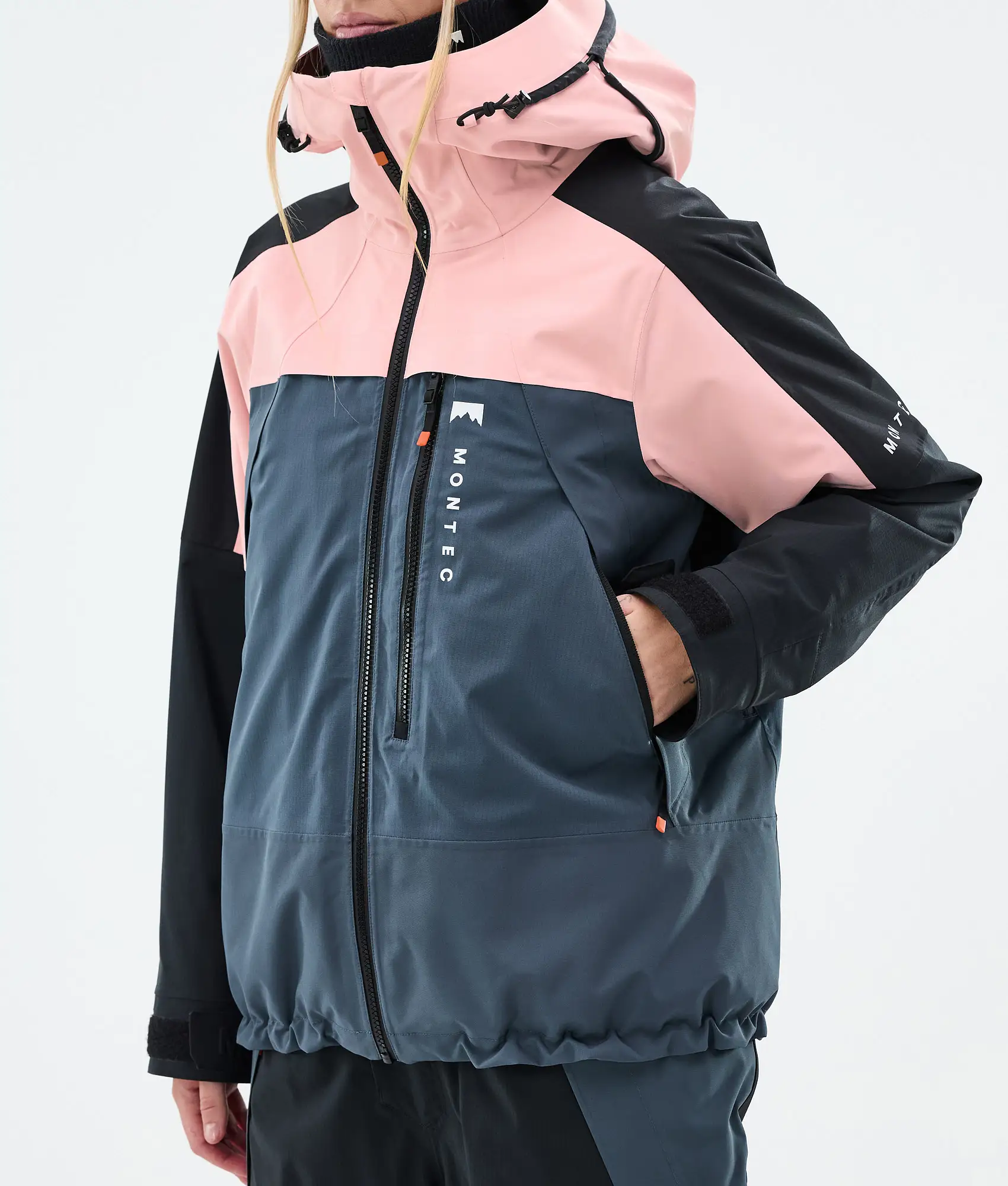 Oracle W Ski Jacket Women Soft Pink/Black/Metal Blue