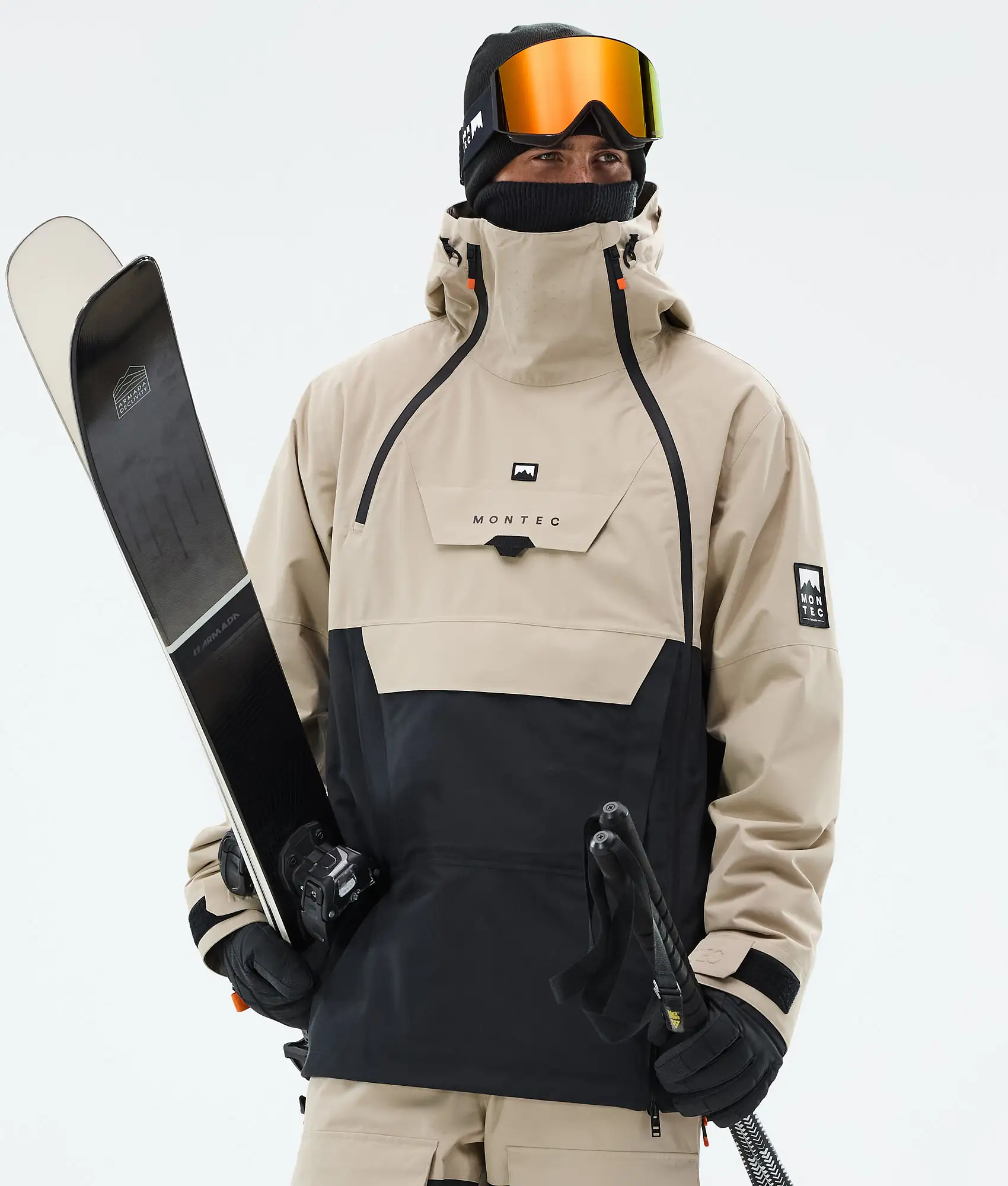 Doom Ski Jacket Men Sand/Black