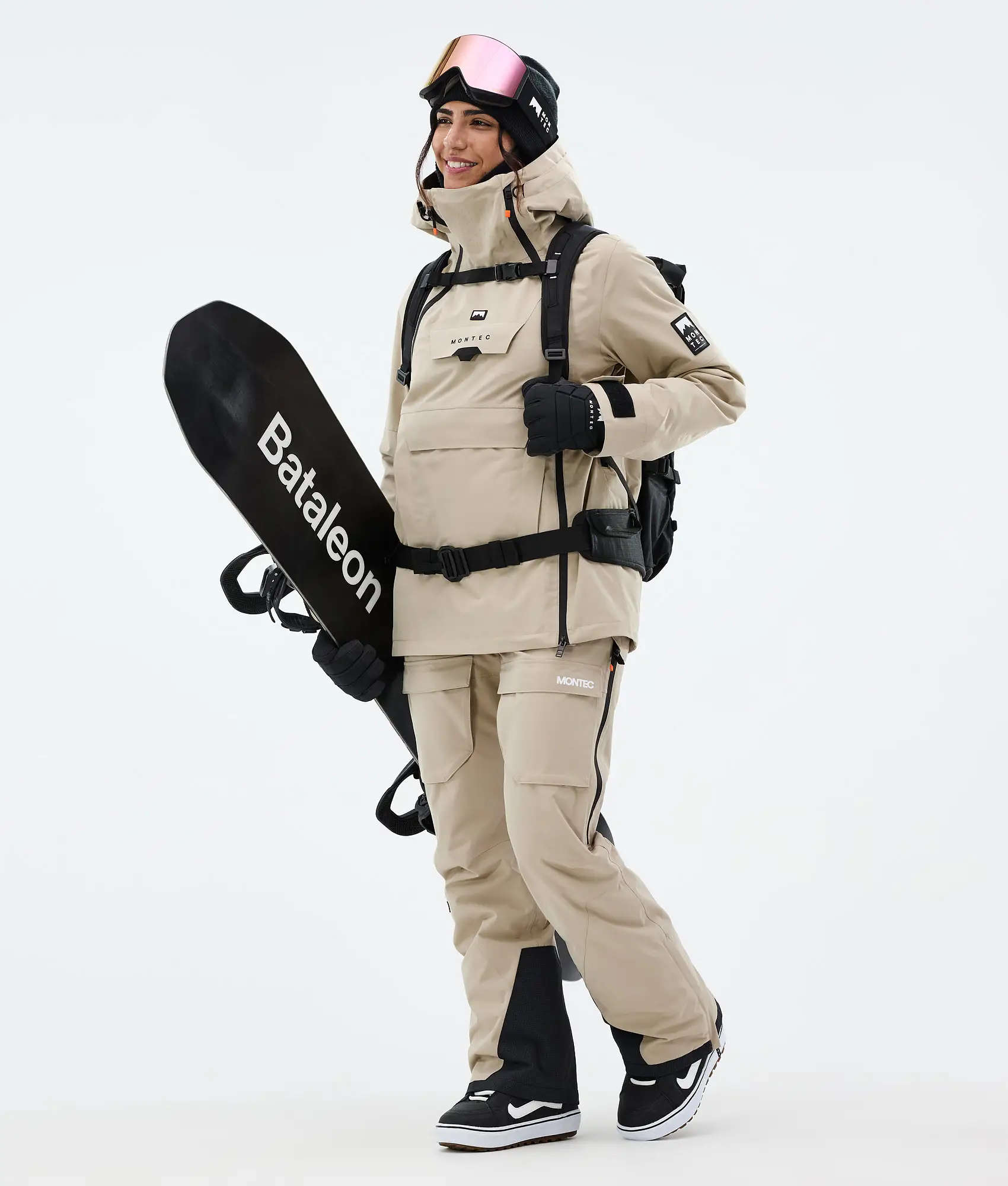 Doom W/Fawk W Snowboard Outfit Women Sand/Black