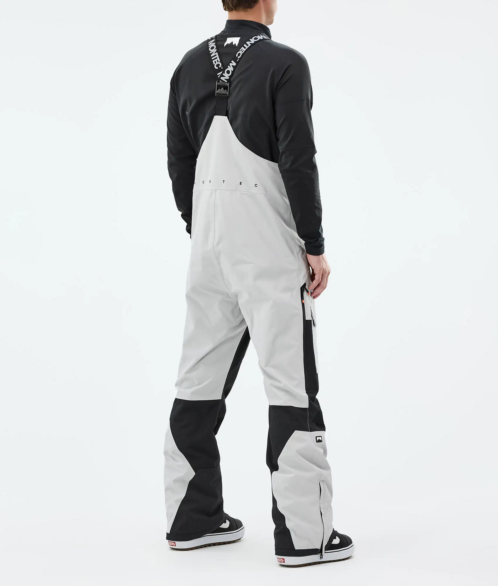 Fawk Snowboard Pants Men Light Grey/Black