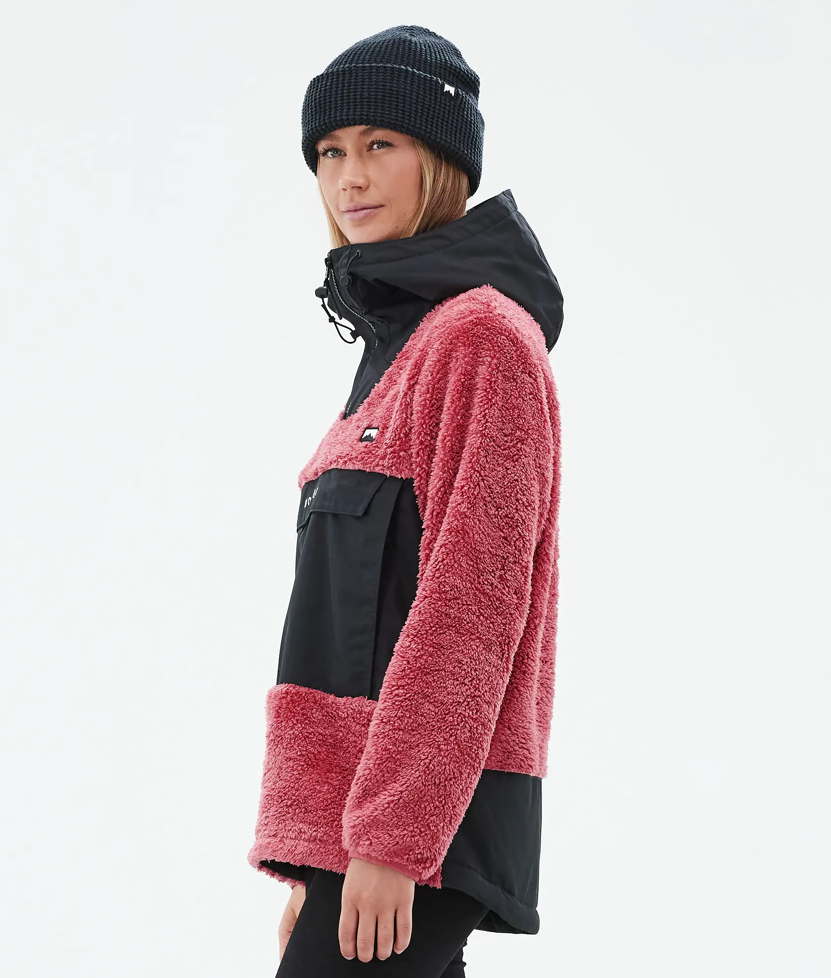 Lima W Fleece Hoodie Women Light Red/Black