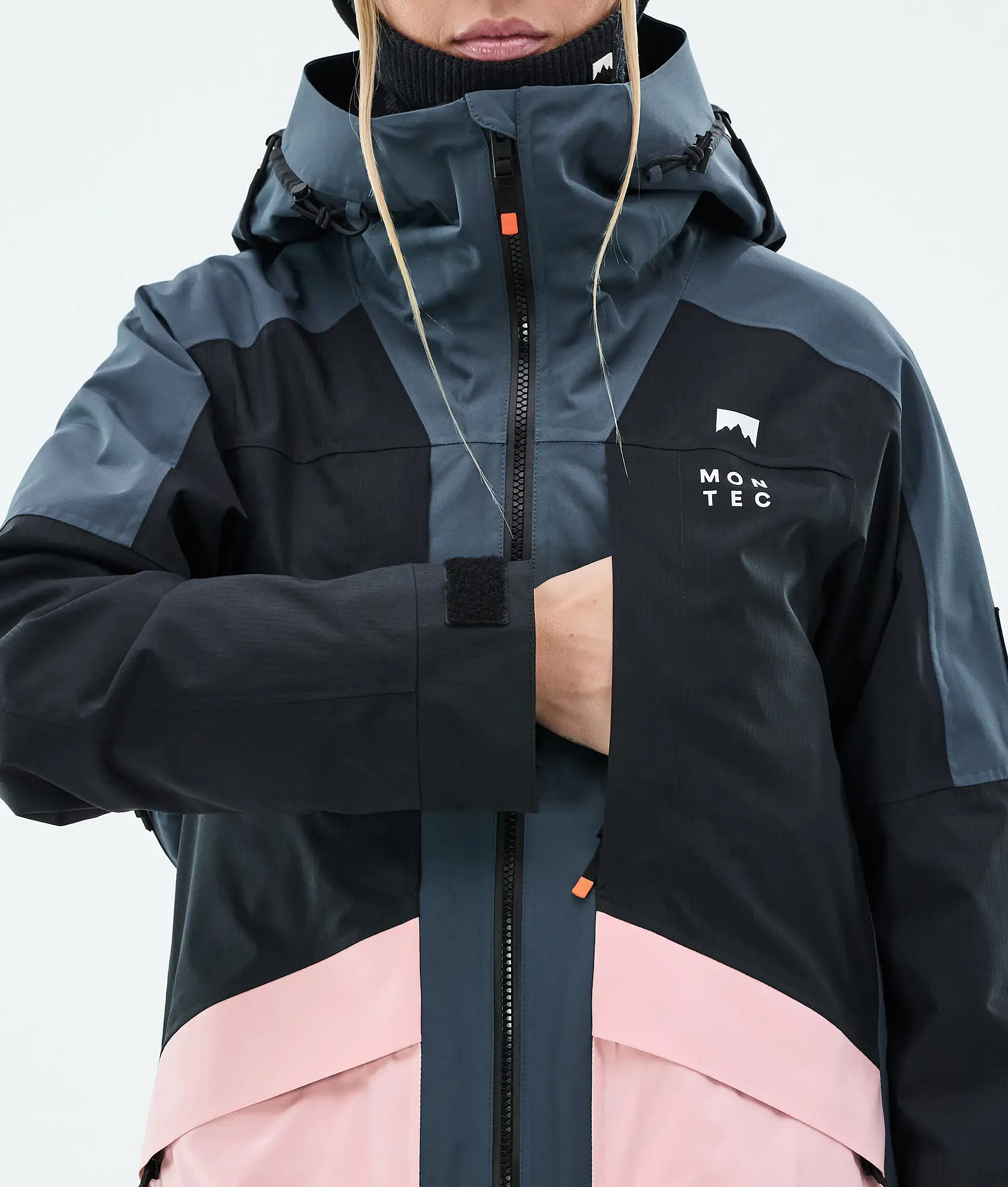 Morpheus W Ski Jacket Women Metal Blue/Black/Soft Pink