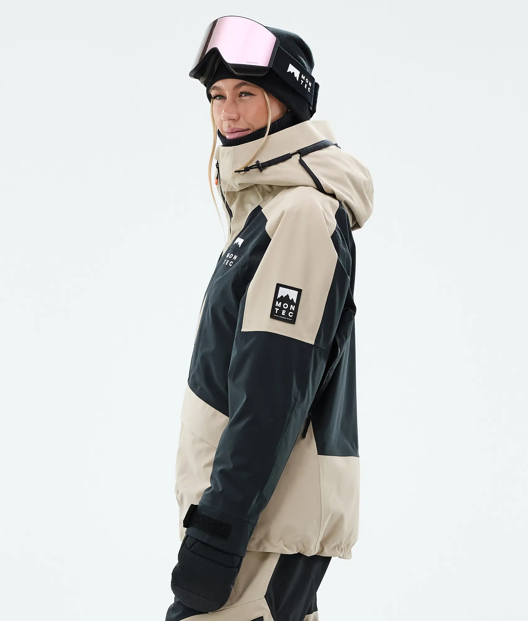 Morpheus W Ski Jacket Women Sand/Black