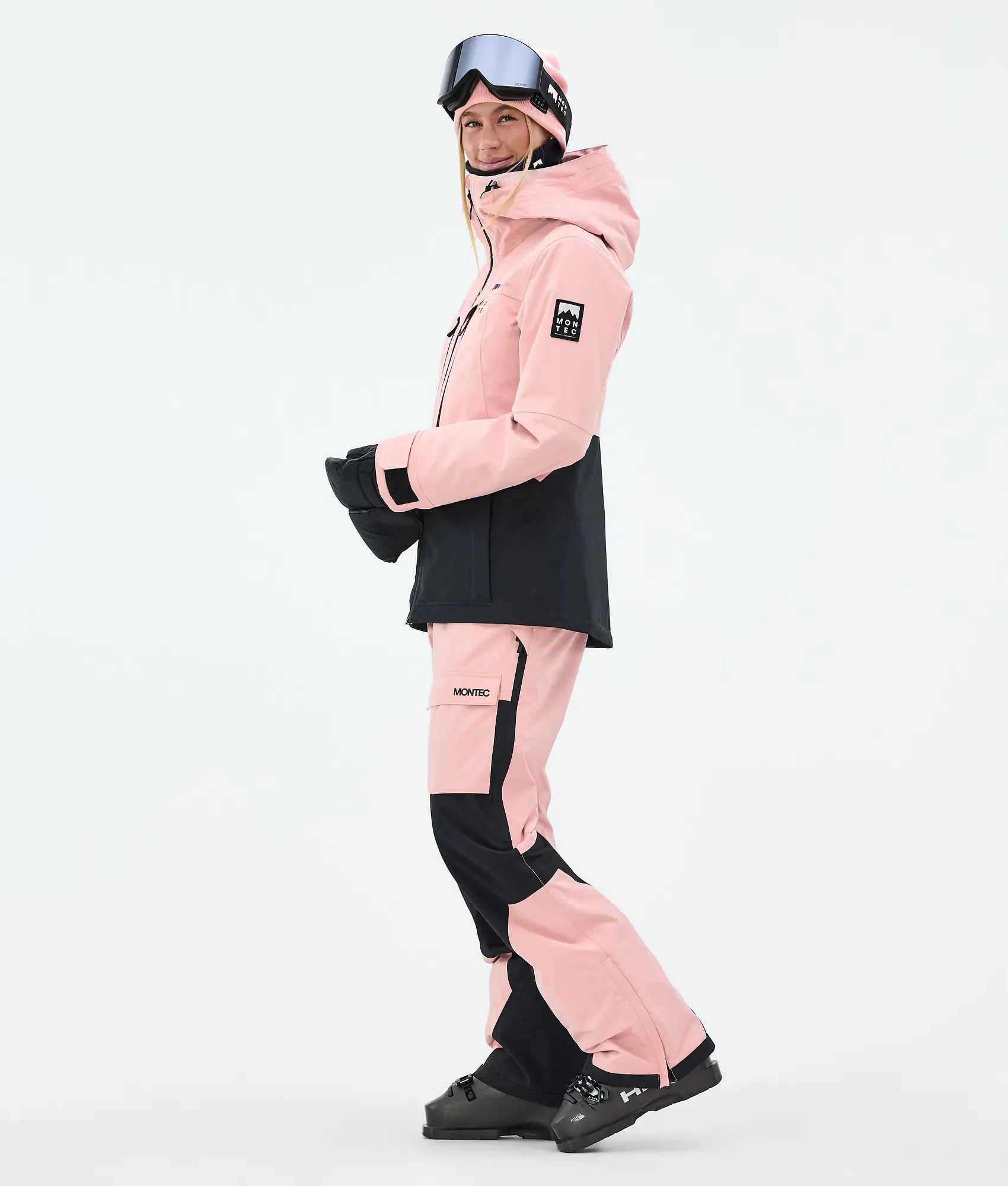 Moss W Ski Jacket Women Soft Pink/Black