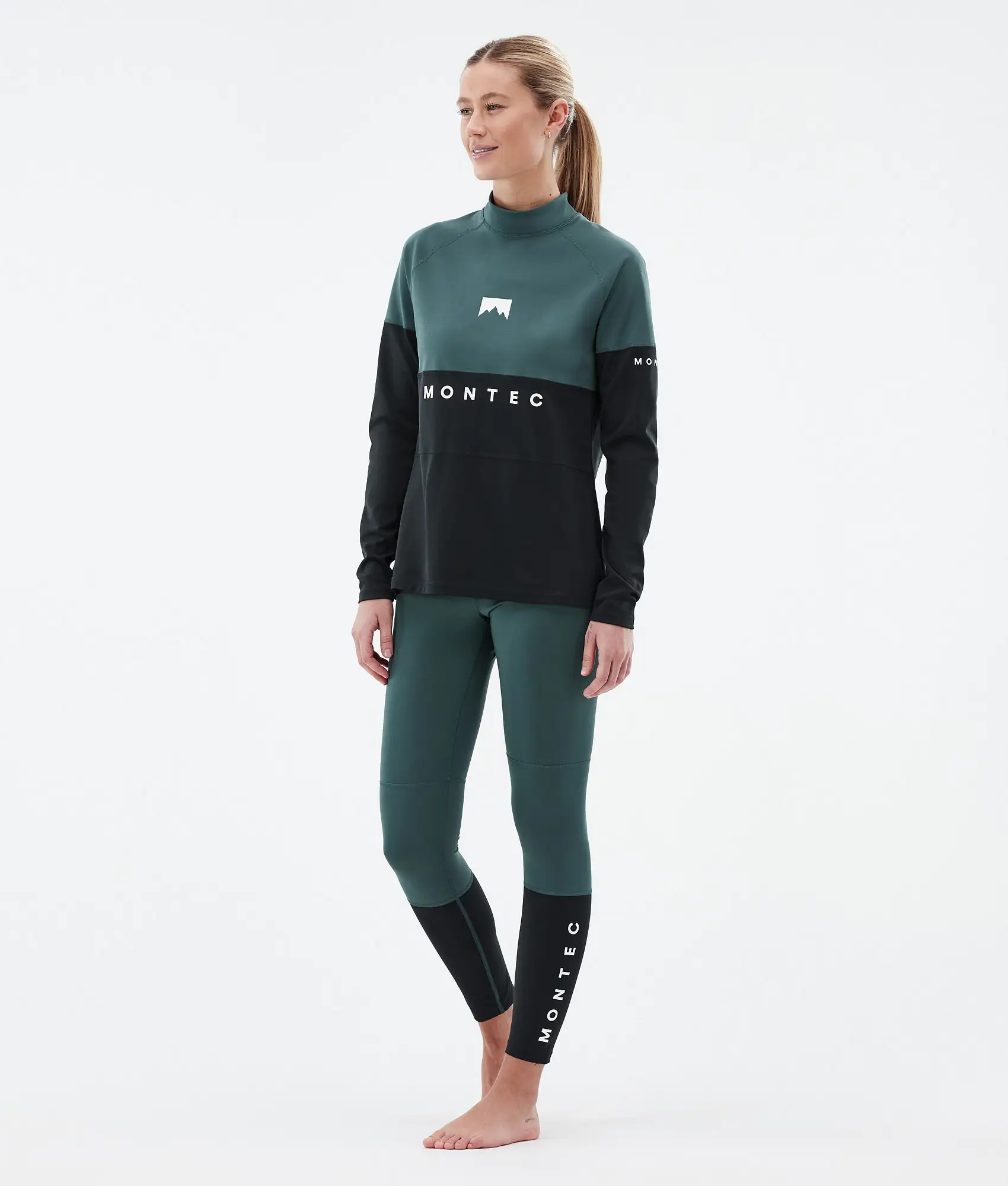 Alpha W Base Layer Top Women Dark Atlantic/Black