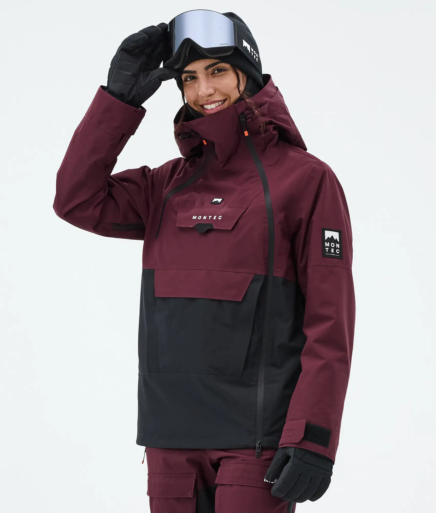 Doom W Snowboard Jacket Women Burgundy/Black