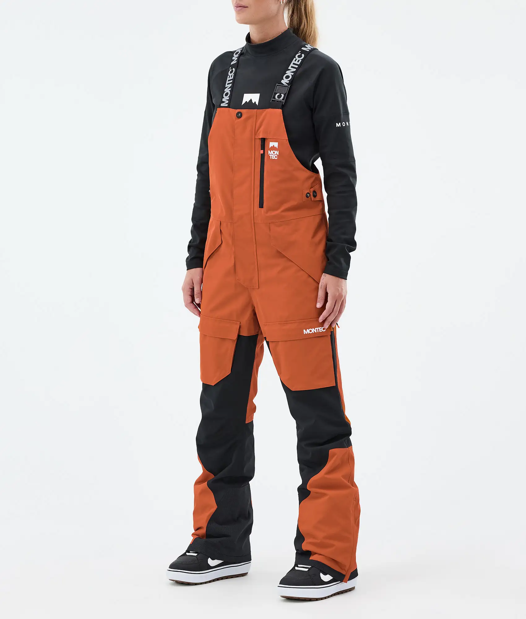Fawk W Snowboard Pants Women Burned Orange/Black