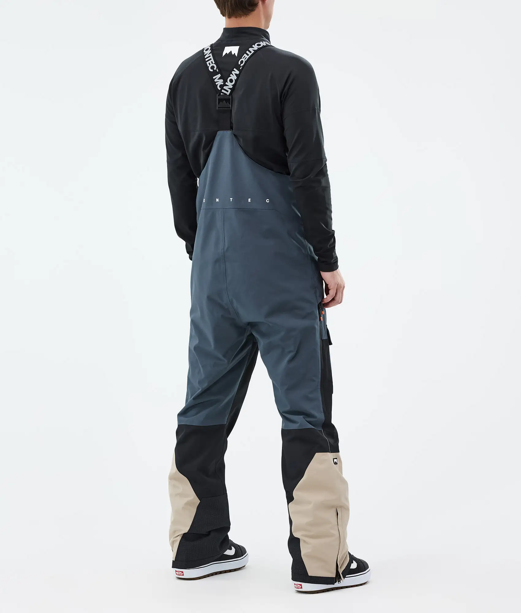 Fawk Snowboard Pants Men Metal Blue/Black/Sand