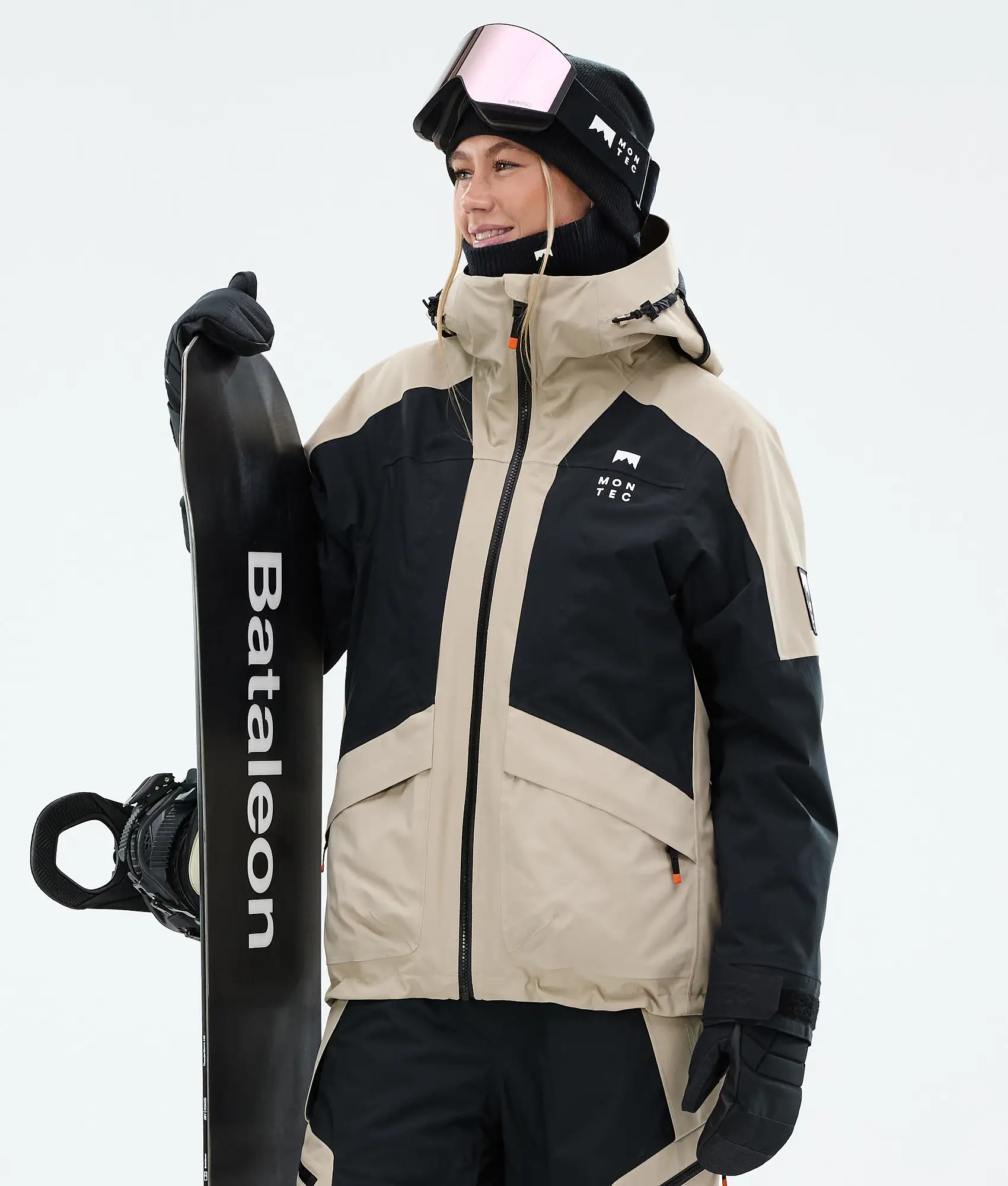 Morpheus W Snowboard Jacket Women Sand/Black