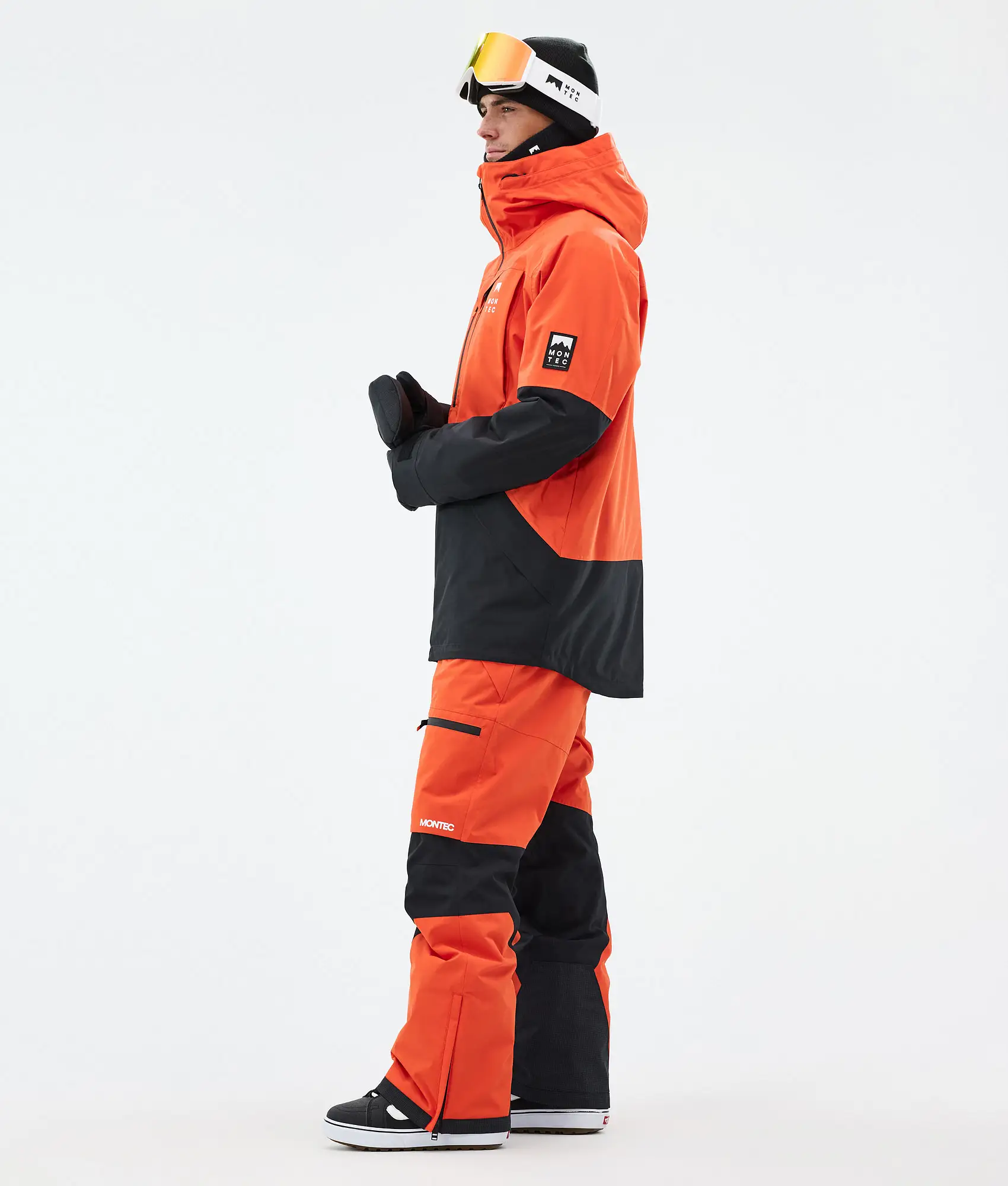 Arch Snowboard Jacket Men Orange/Black