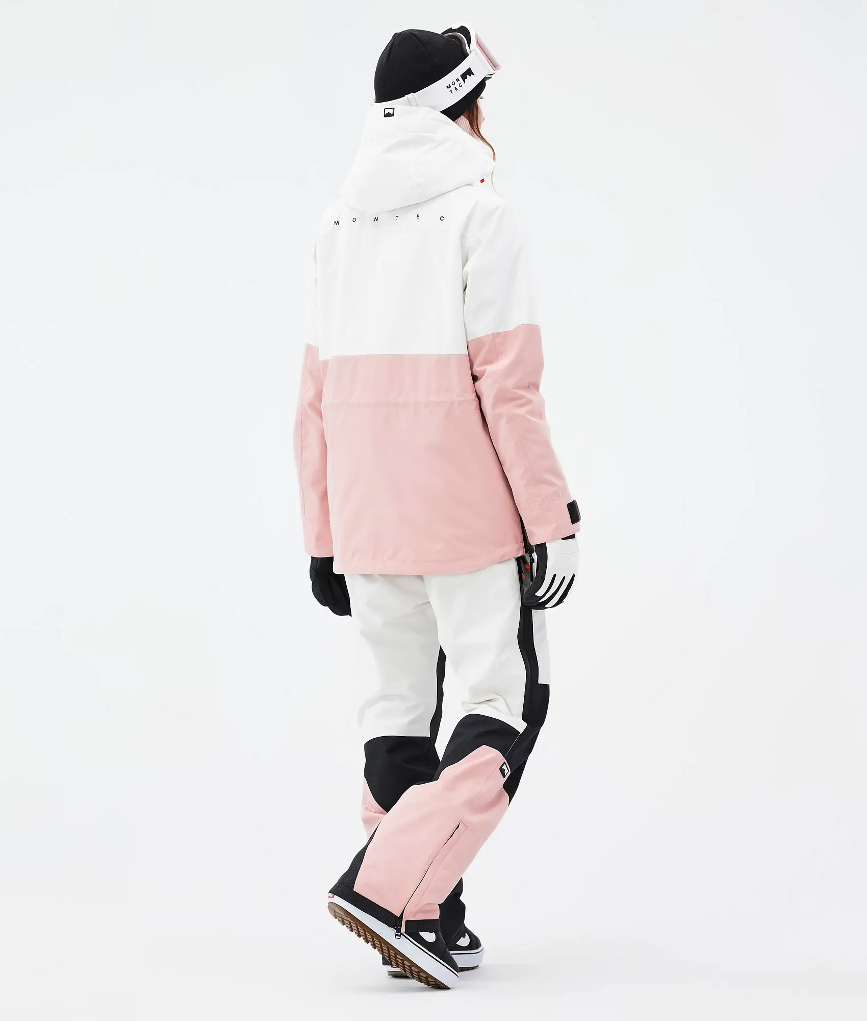 Dune W Snowboard Jacket Women Old White/Black/Soft Pink