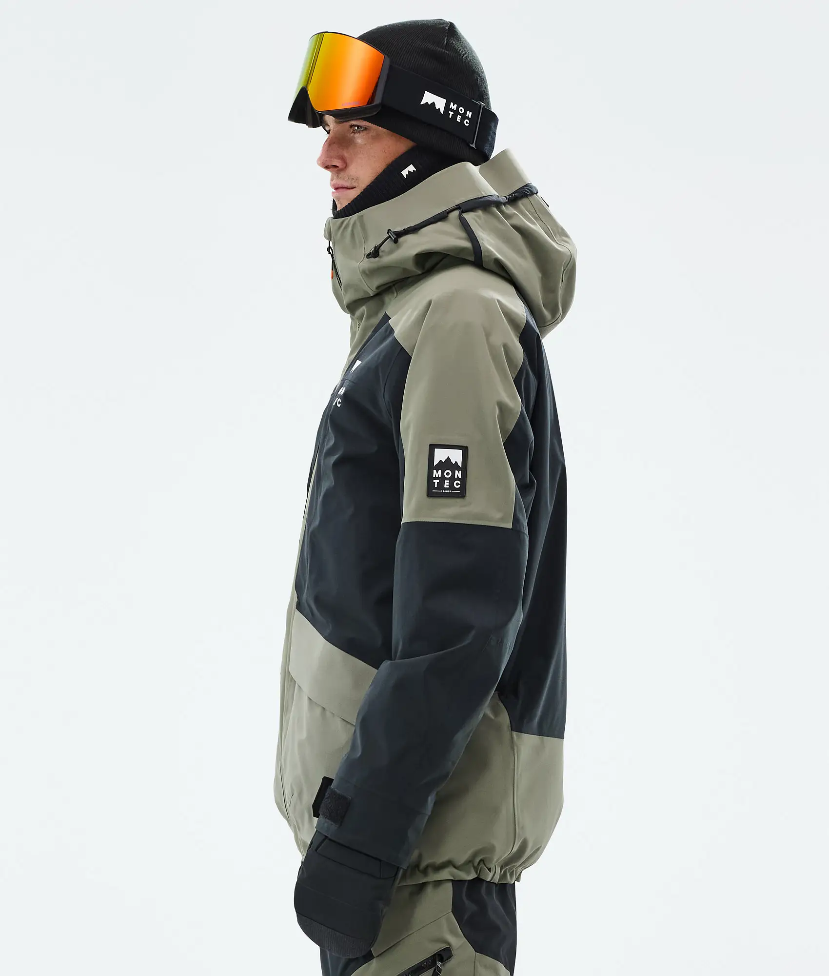 Morpheus Ski Jacket Men Greenish/Black