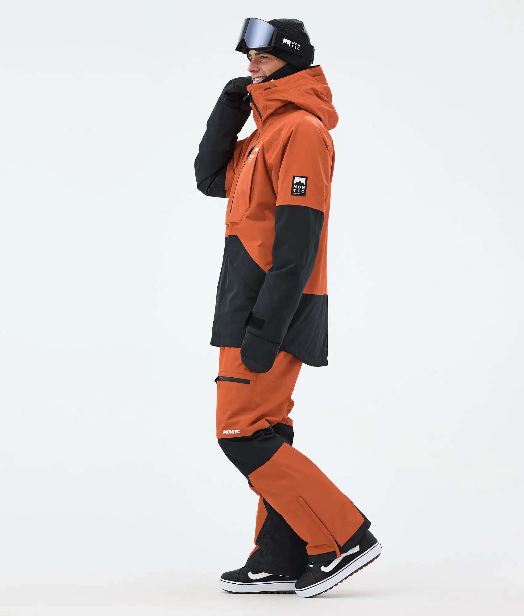 Arch Snowboard Jacket Men Burned Orange/Black