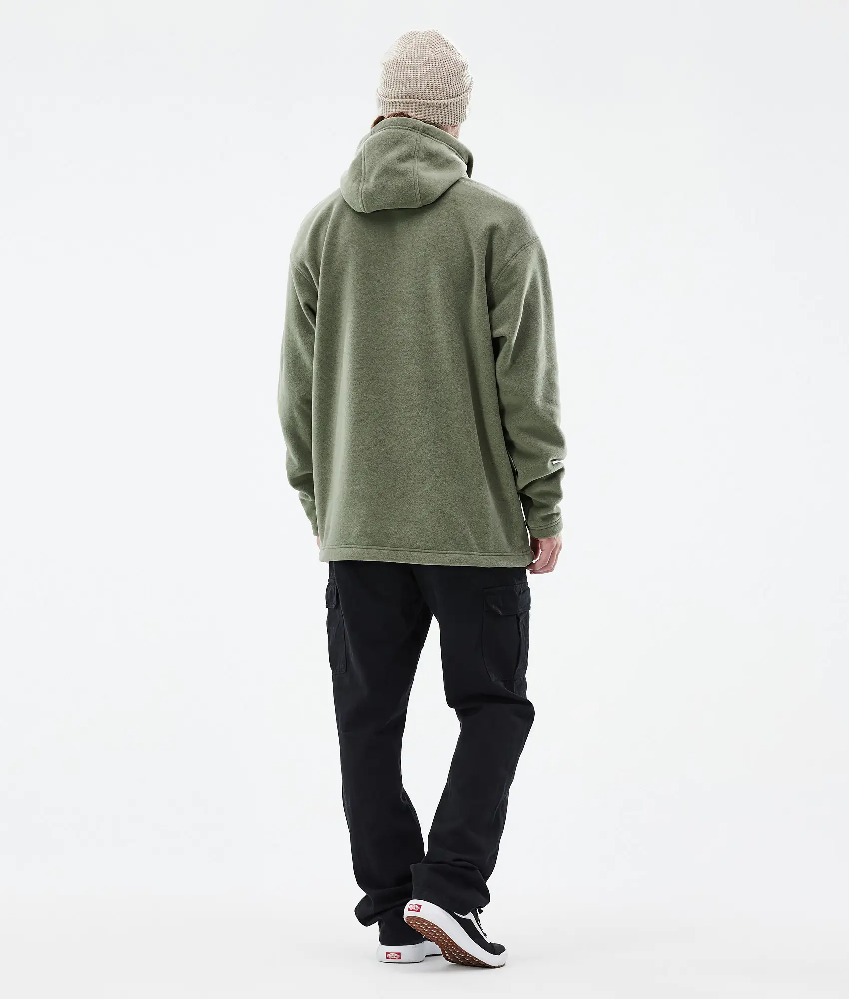 Delta Fleece Hoodie Men Greenish