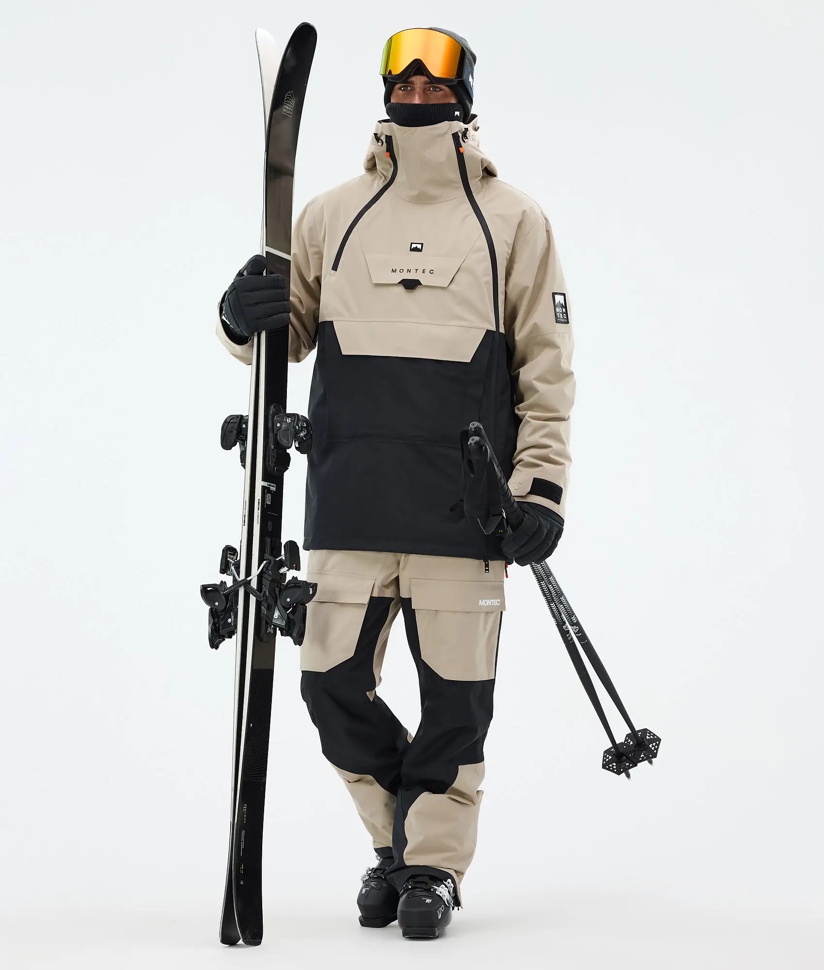 Doom Ski Jacket Men Sand/Black