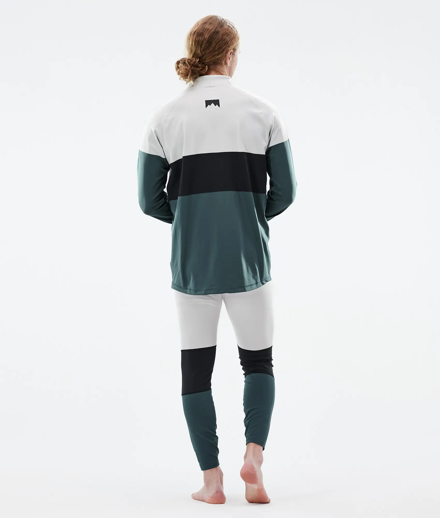 Alpha Base Layer Top Men Light Grey/Black/Dark Atlantic