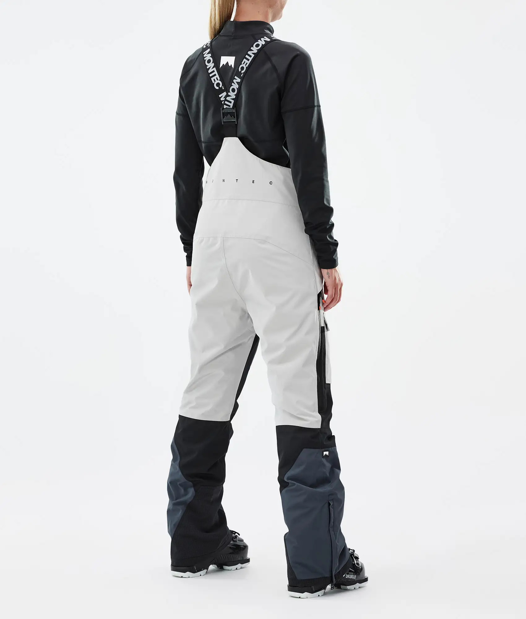 Fawk W Ski Pants Women Light Grey/Black/Metal Blue