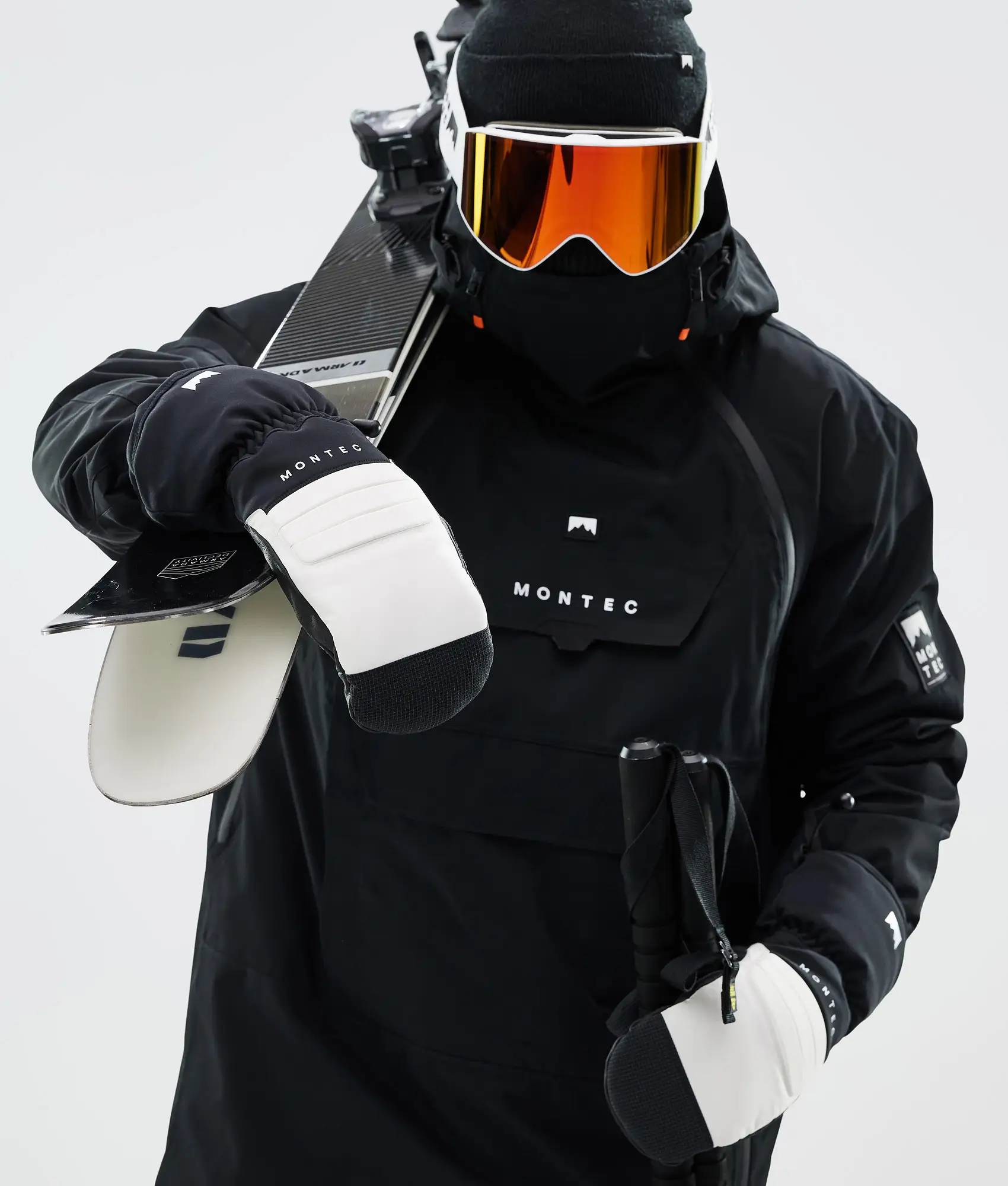 Roast 2024 Snow Mittens Old White