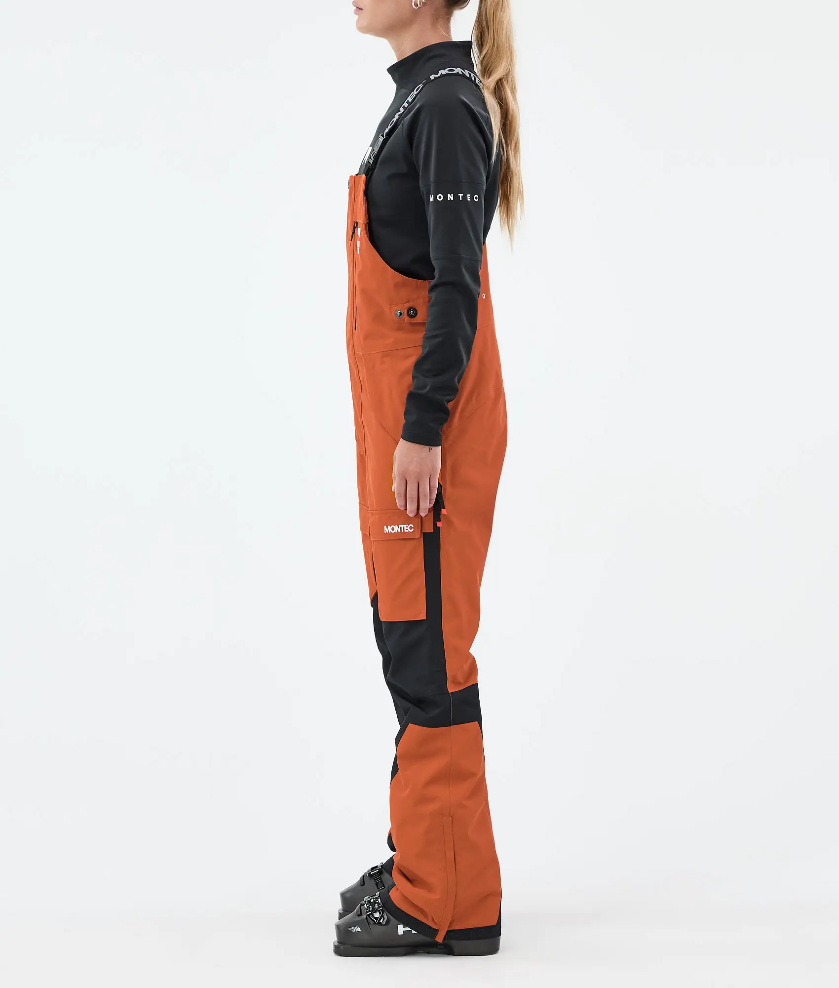 Fawk W Ski Pants Women Burned Orange/Black
