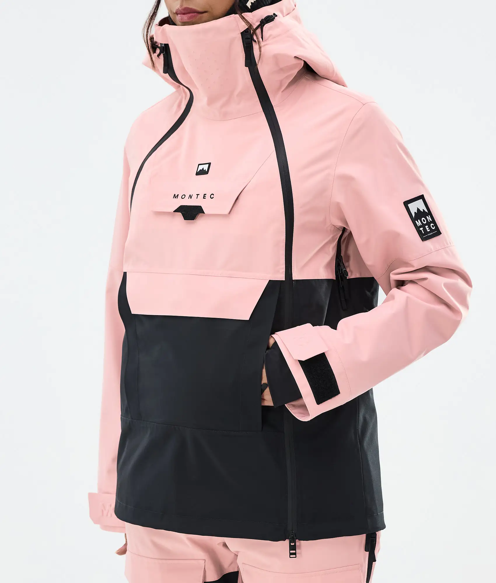 Doom W Snowboard Jacket Women Soft Pink/Black