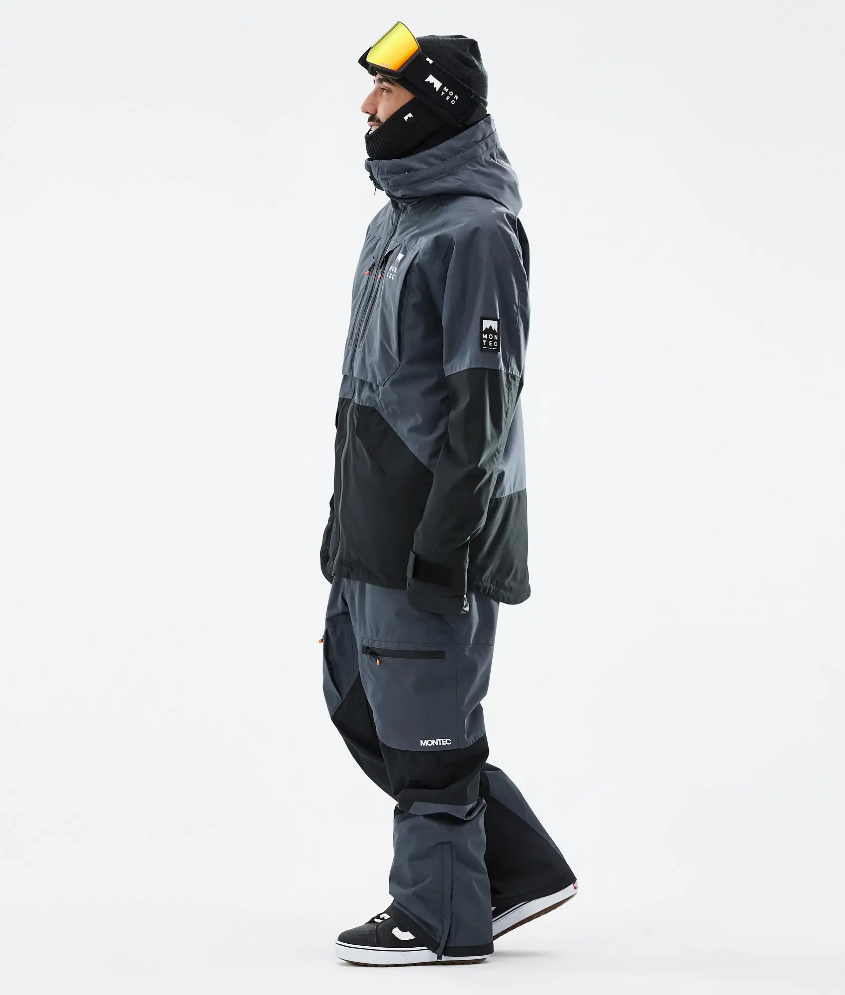 Arch Snowboard Jacket Men Metal Blue/Black Renewed