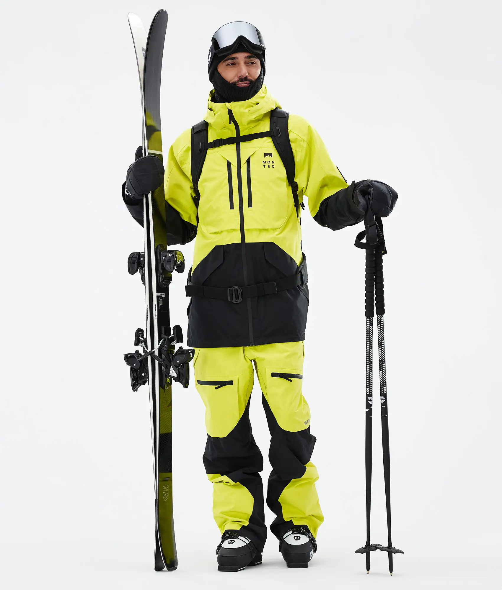 Arch Ski Jacket Men Bright Yellow/Black