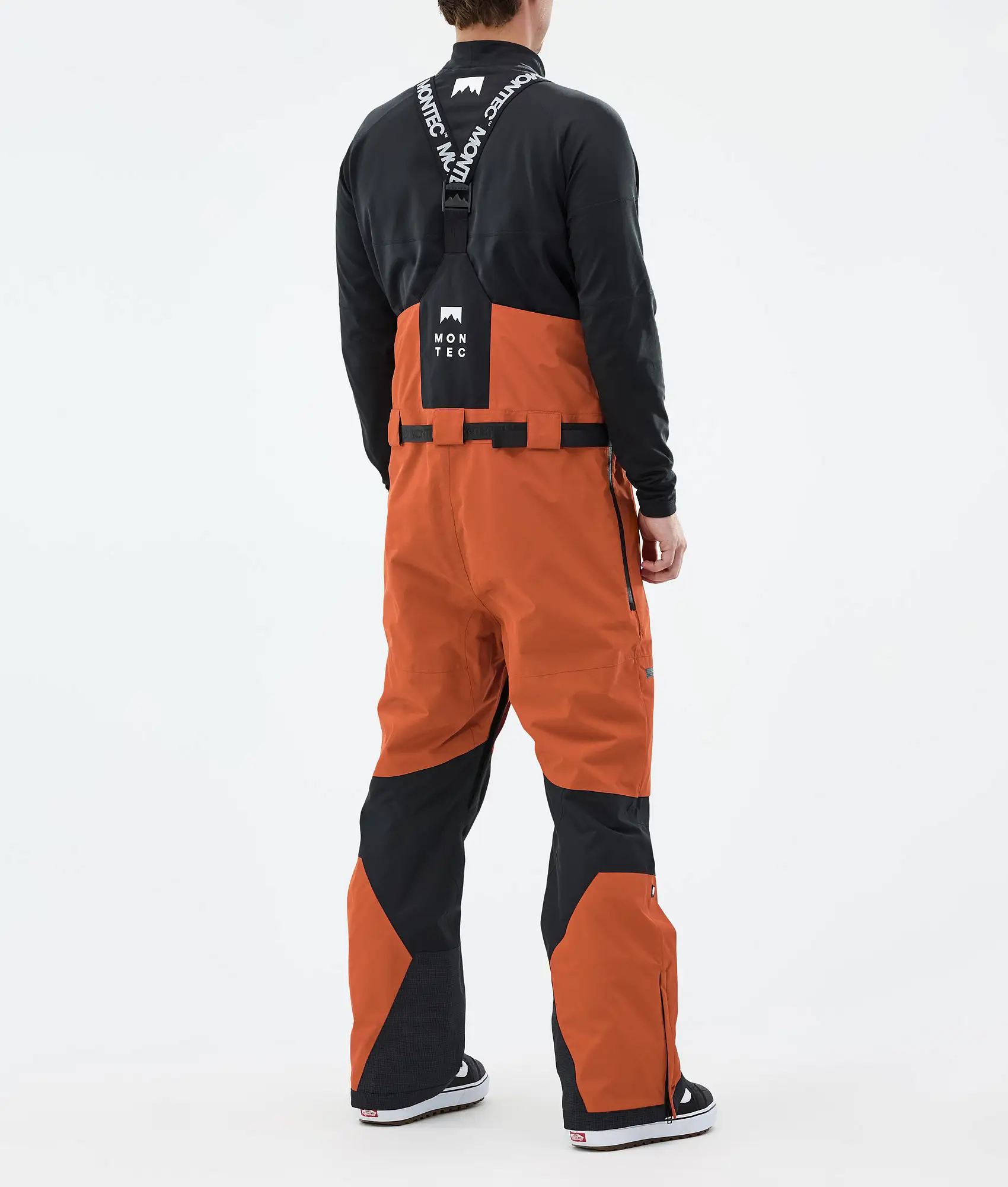 Arch Snowboard Pants Men Burned Orange/Black
