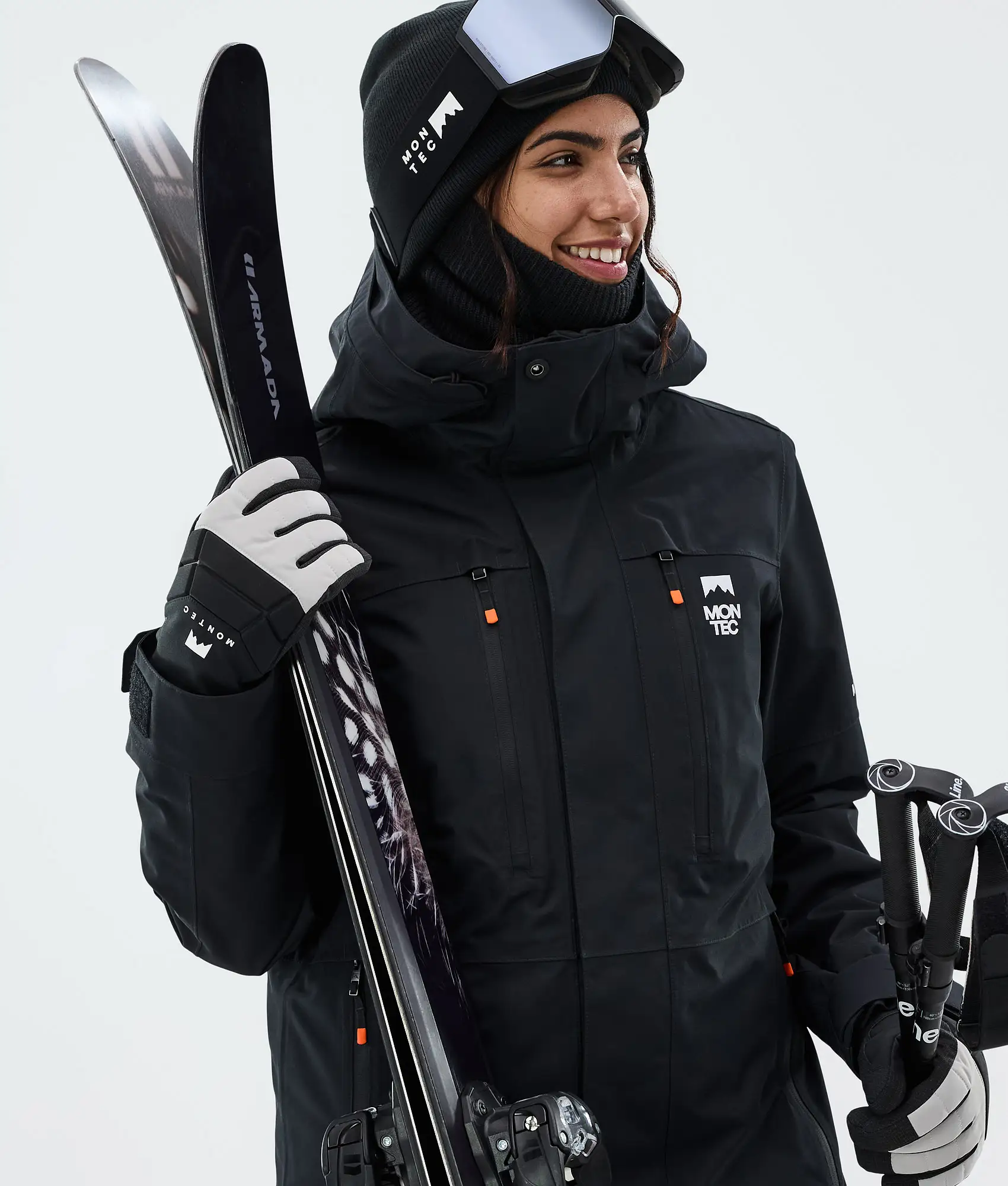 Kilo Ski Gloves Light Grey