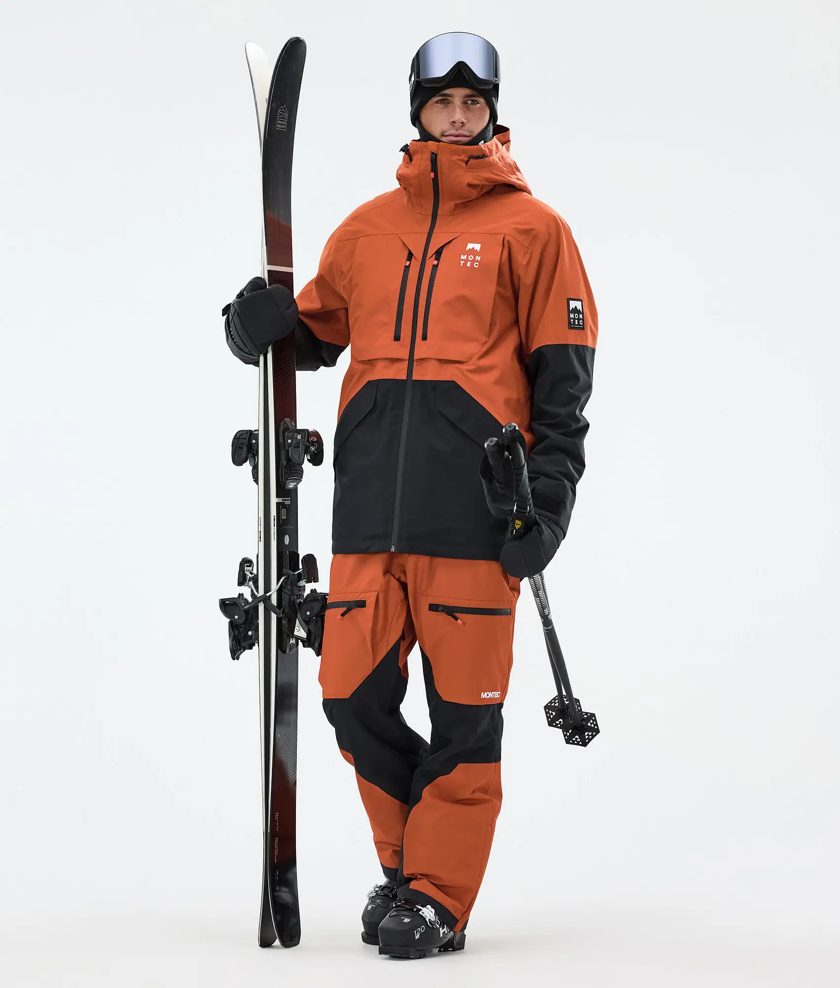 Arch Ski Jacket Men Burned Orange/Black