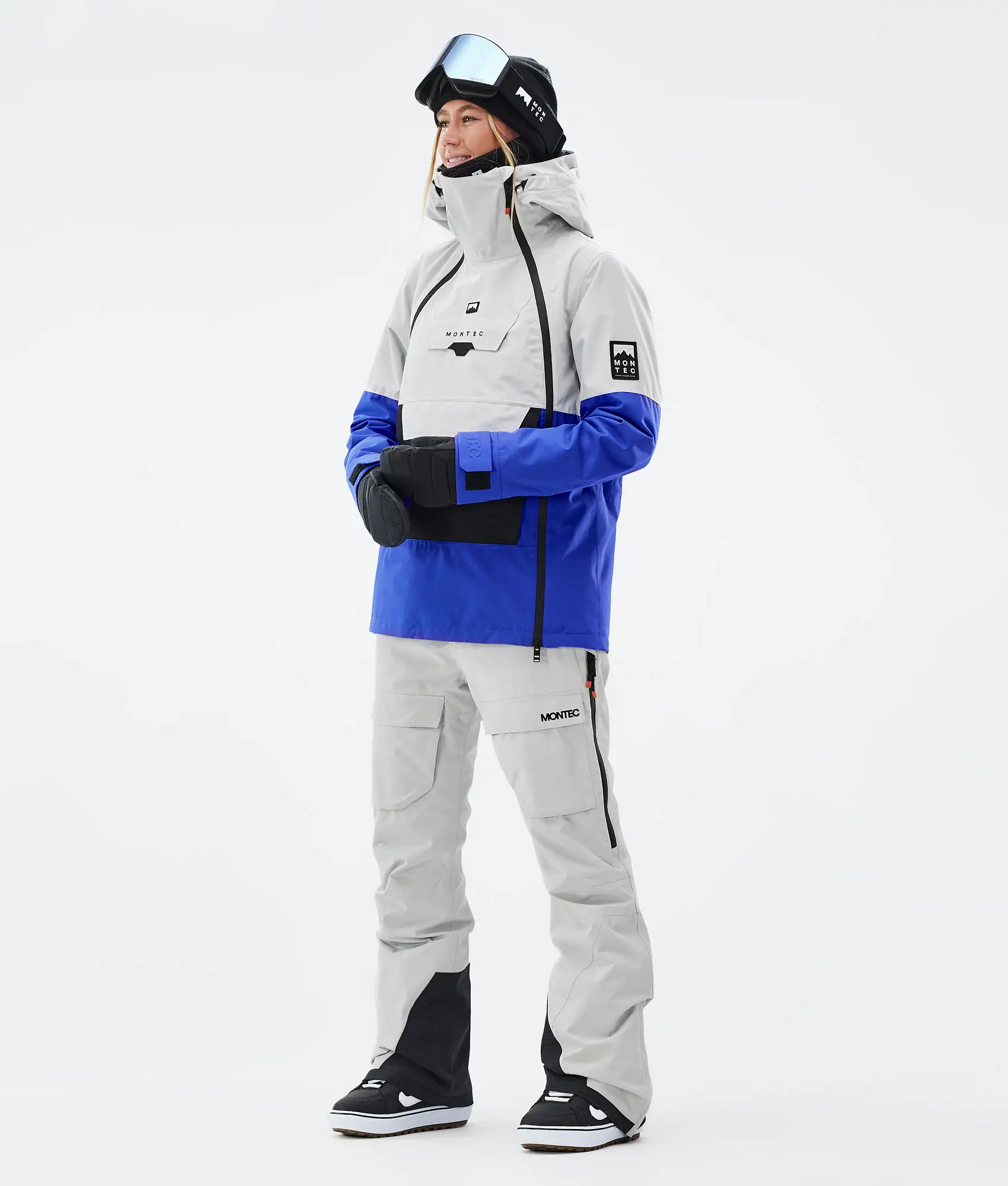 Kirin W Snowboard Pants Women Light Grey