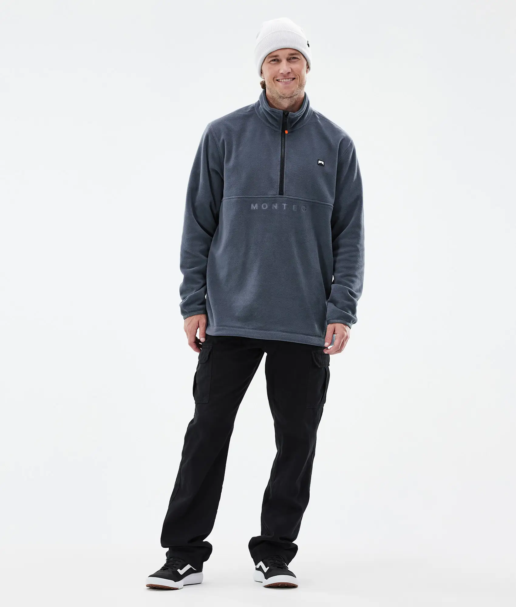 Echo Fleece Sweater Men Metal Blue