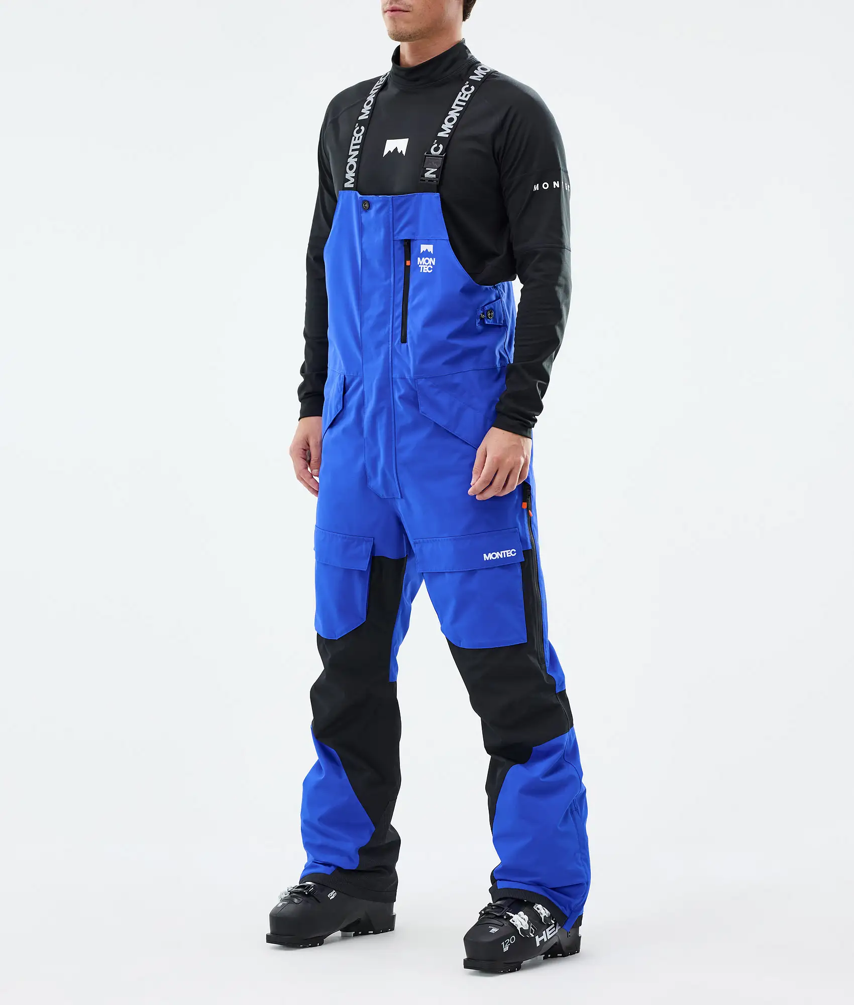 Fawk Ski Pants Men Cobalt Blue/Black